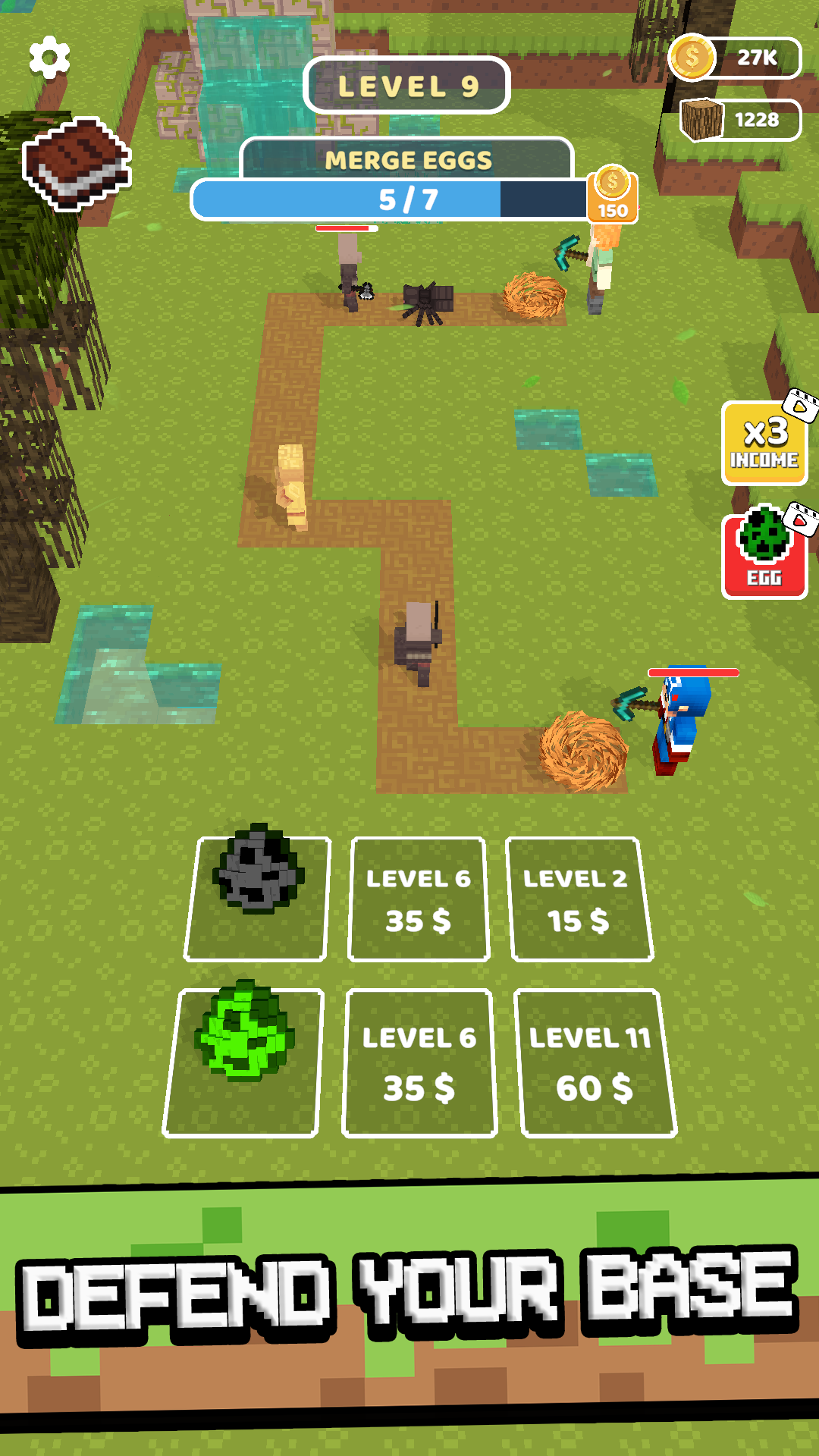 اسکرین شات 1 بازی Craft & Merge - Egg Hero Games
