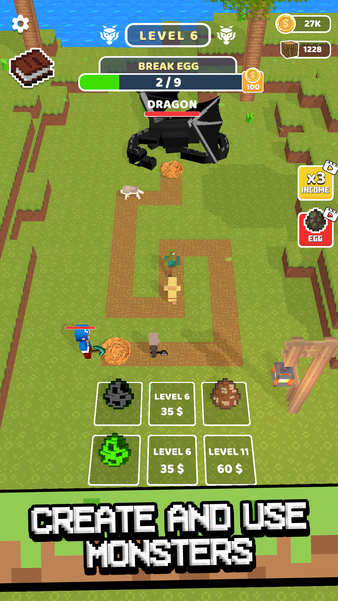اسکرین شات 4 بازی Craft & Merge - Egg Hero Games