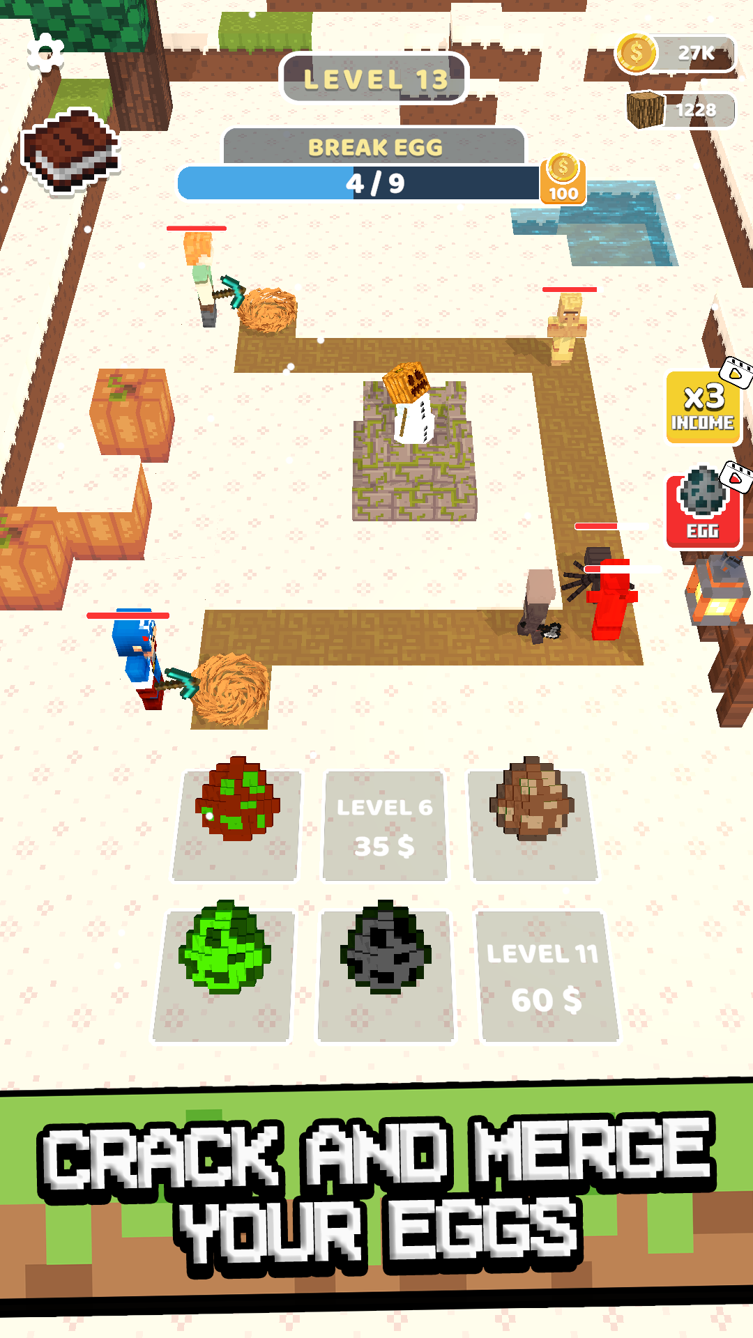 اسکرین شات 2 بازی Craft & Merge - Egg Hero Games