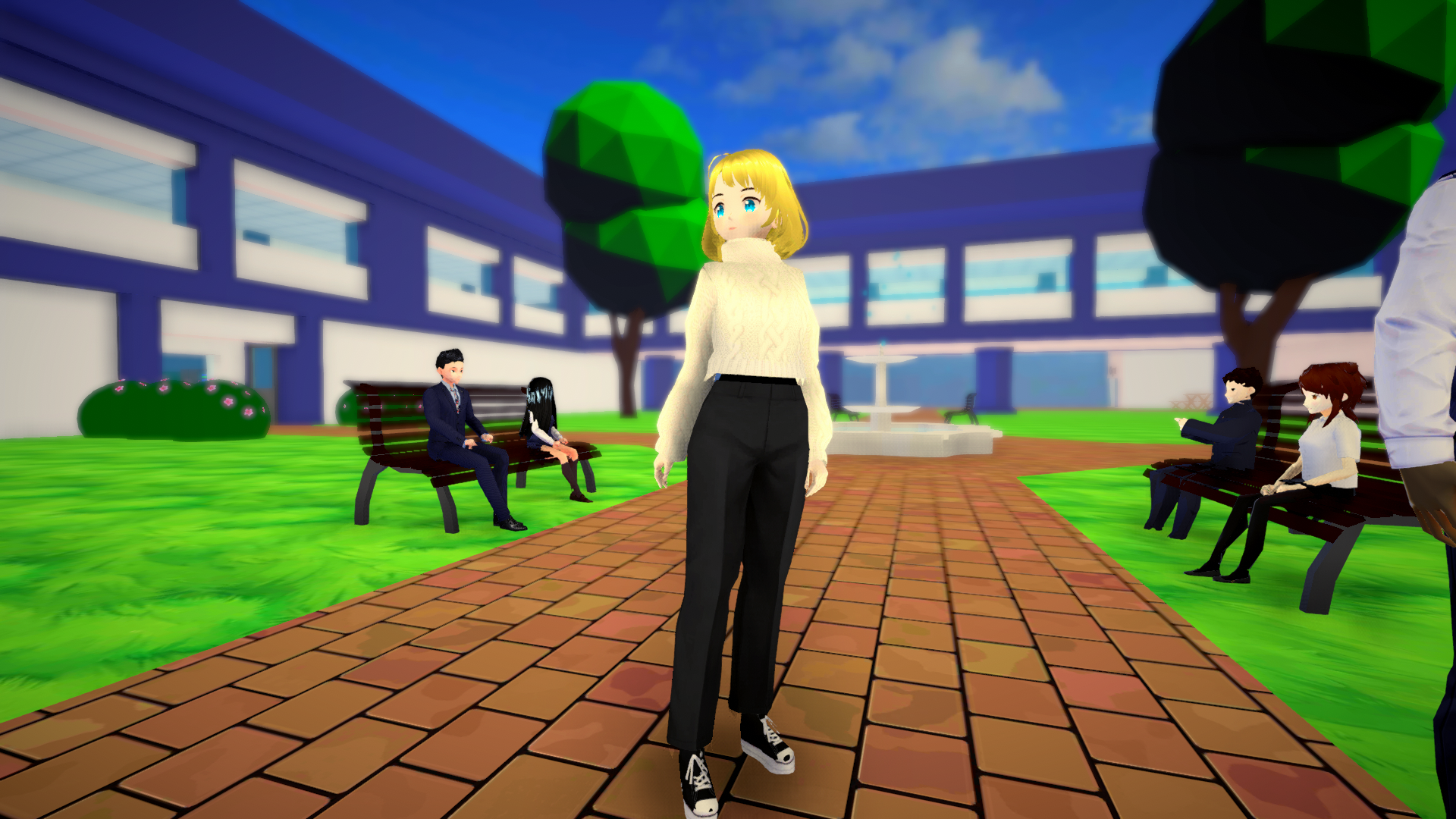 اسکرین شات 4 بازی Ai To Noroi: School Simulator