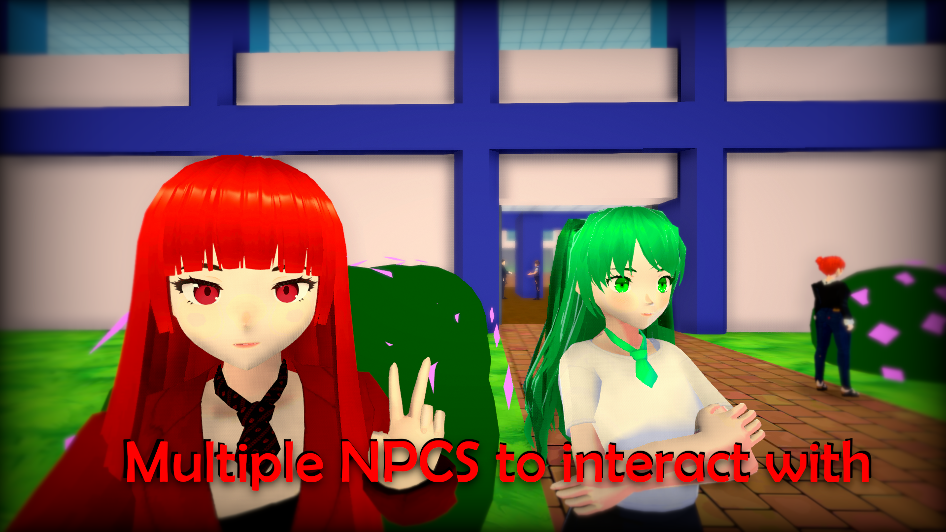 اسکرین شات 3 بازی Ai To Noroi: School Simulator