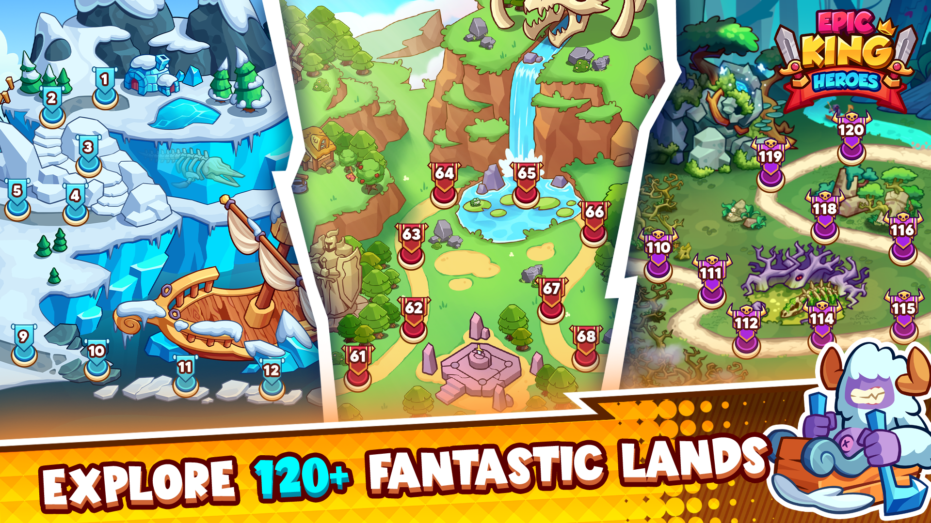 اسکرین شات 6 بازی Epic King Heroes: Classic TD