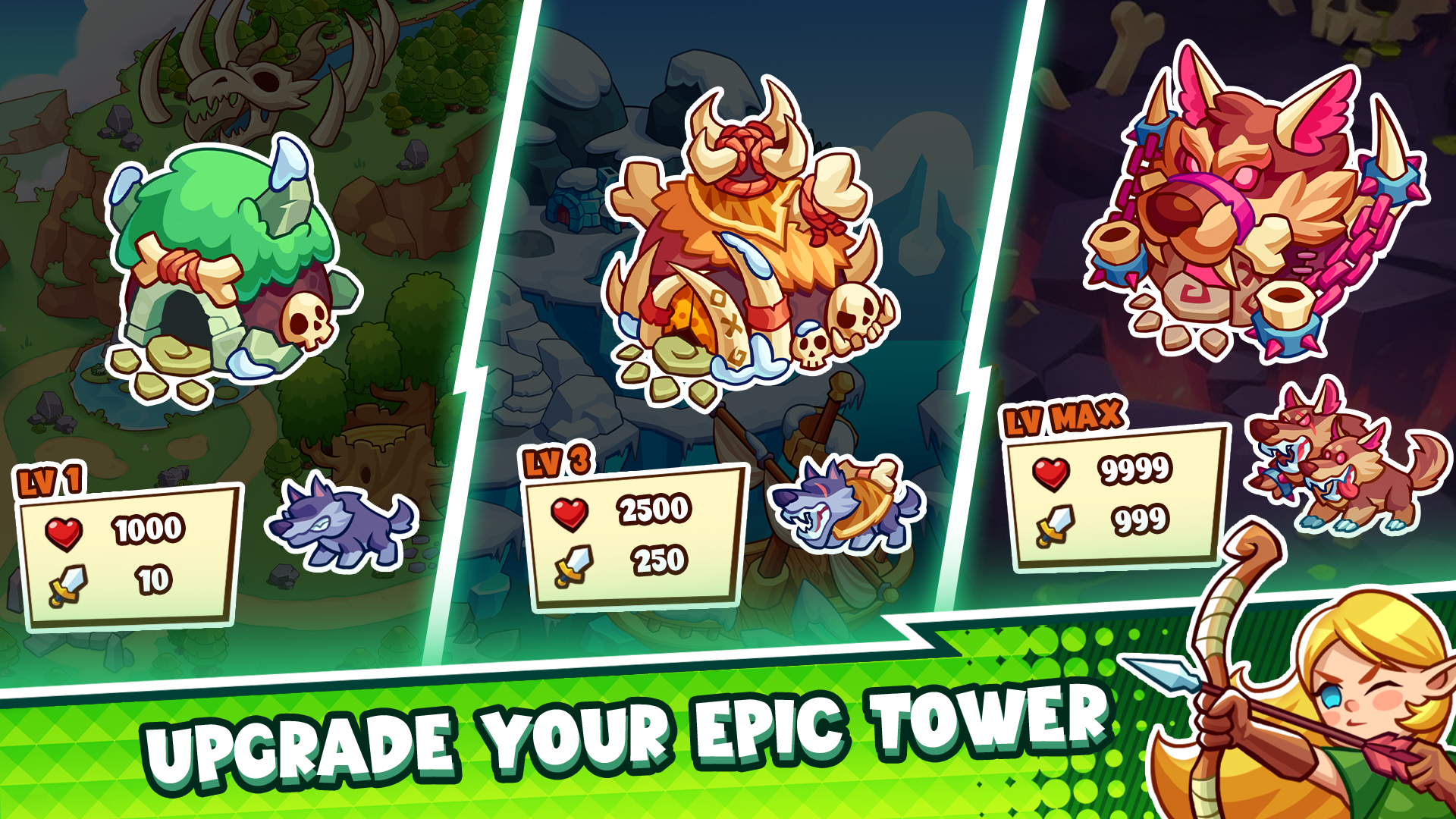 اسکرین شات 4 بازی Epic King Heroes: Classic TD