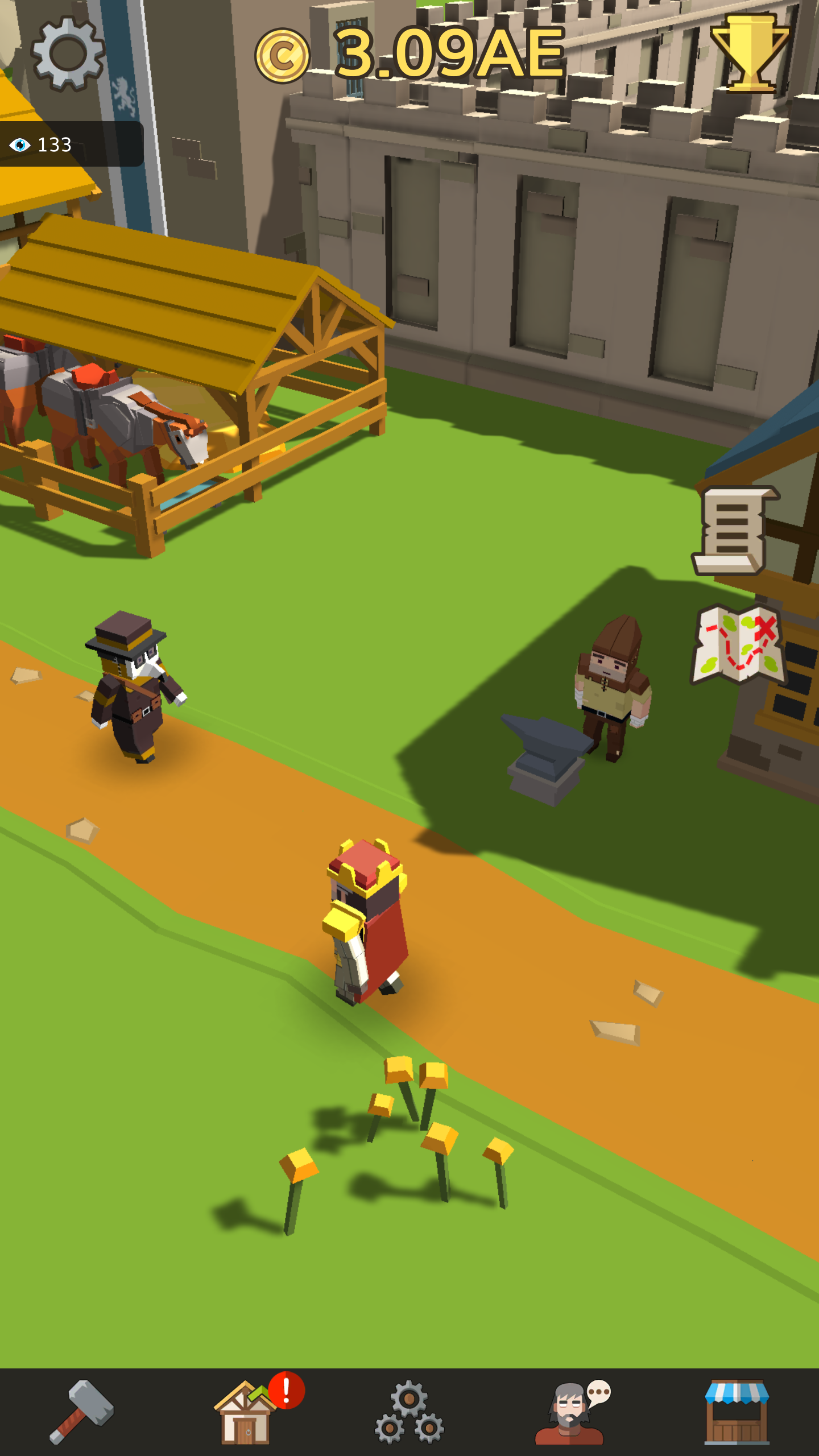اسکرین شات 5 بازی Medieval: Idle Tycoon Game