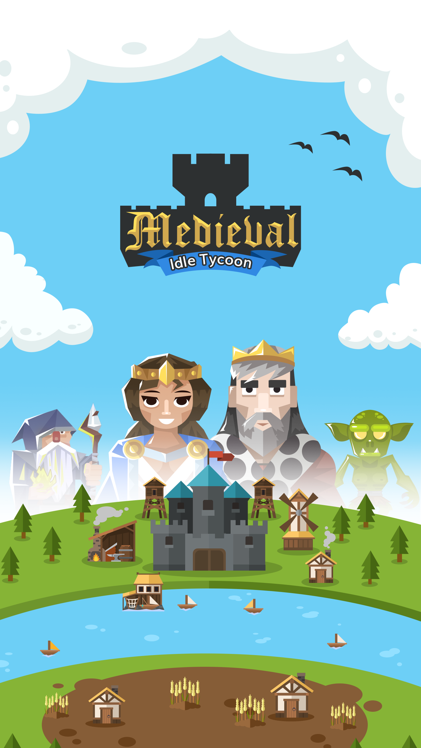 اسکرین شات 1 بازی Medieval: Idle Tycoon Game