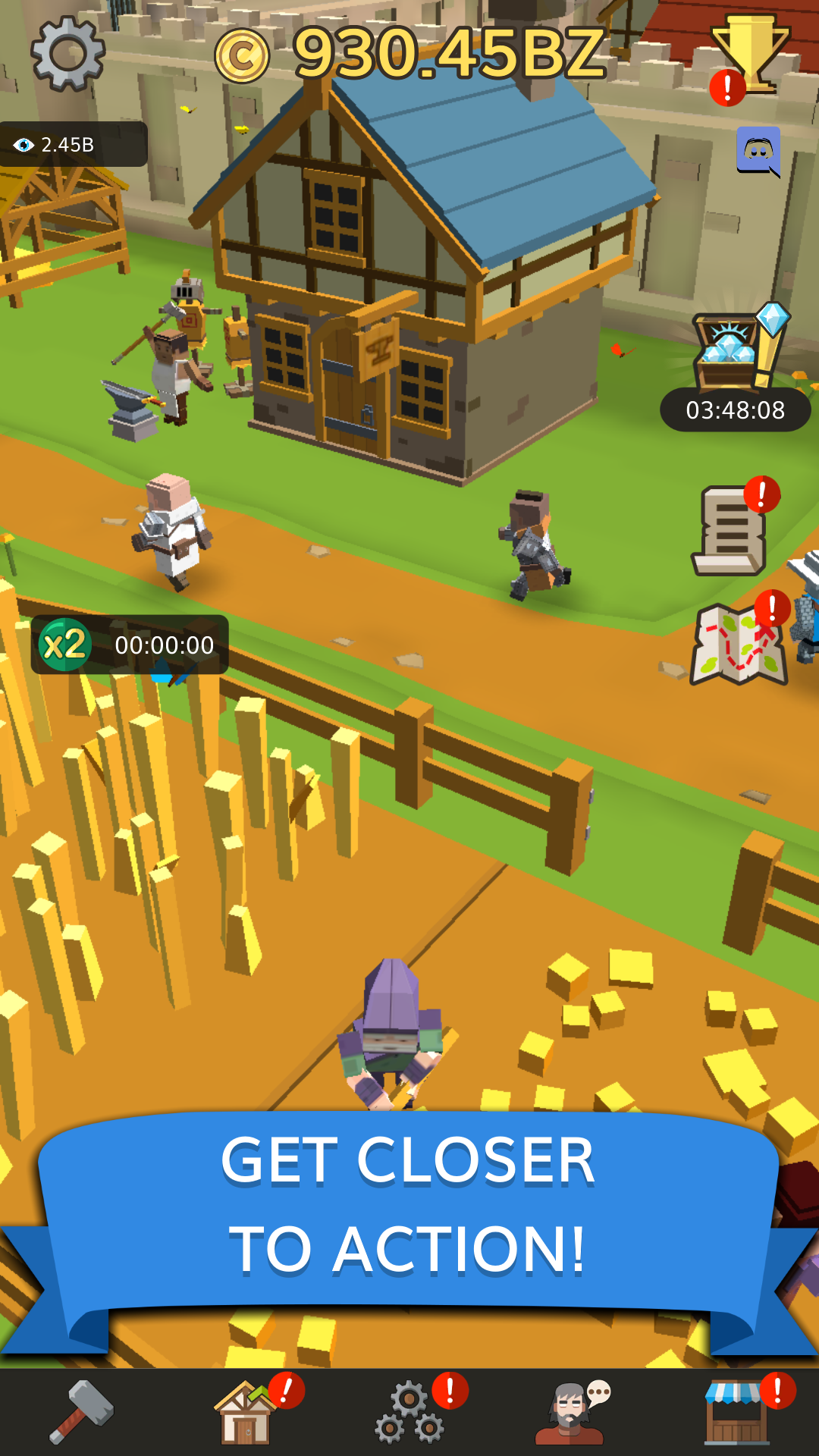 اسکرین شات 4 بازی Medieval: Idle Tycoon Game