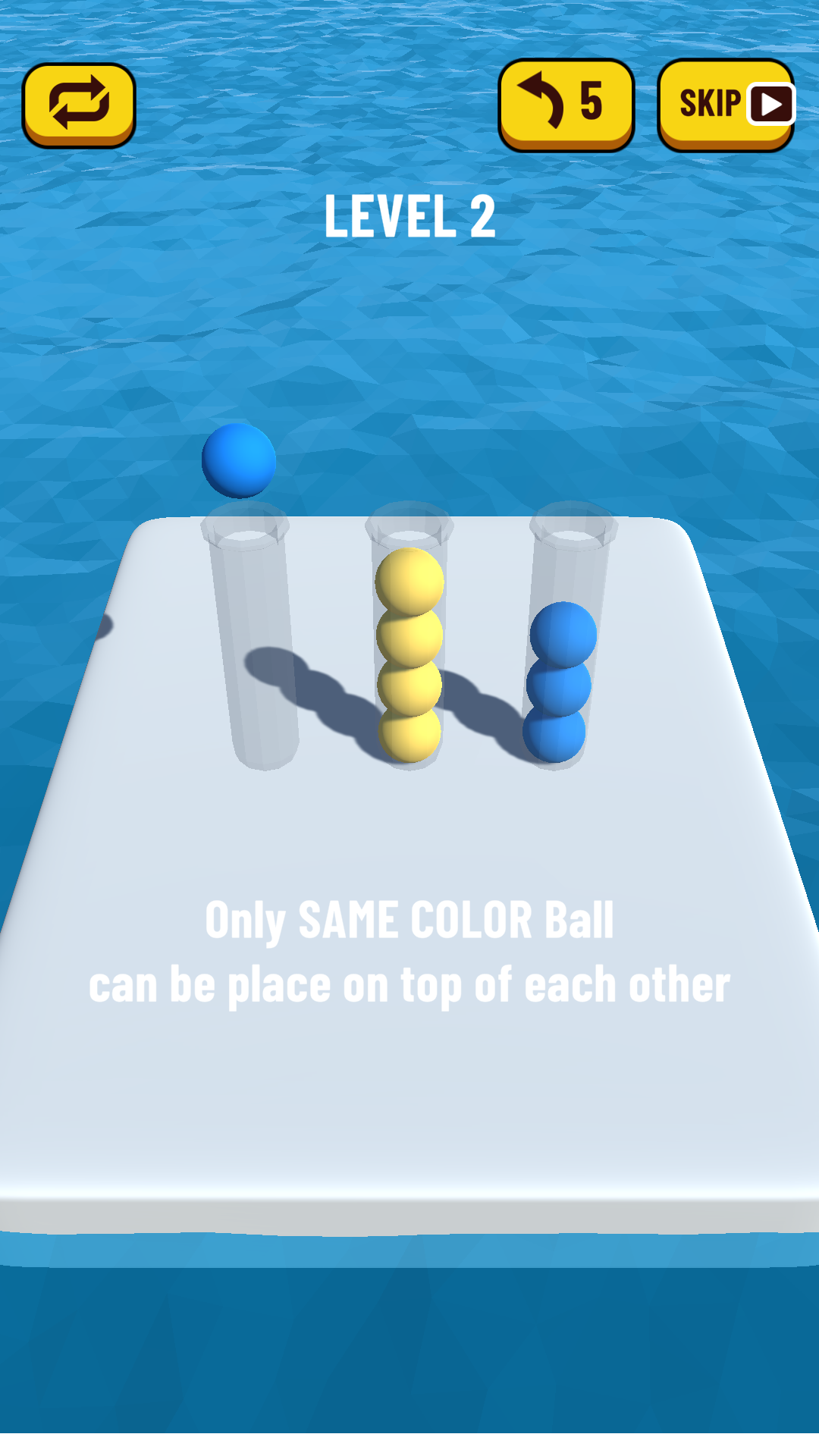 اسکرین شات 4 بازی Ball Sort Puzzle 3D