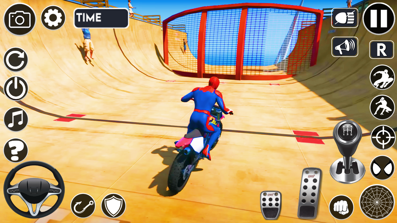 اسکرین شات 6 بازی Superhero Tricky Bike Stunt