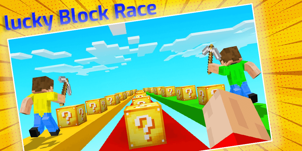 اسکرین شات 2 برنامه Lucky Block Race Map
