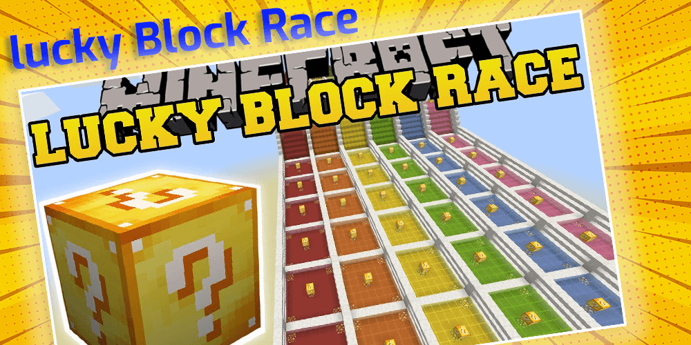 اسکرین شات 3 برنامه Lucky Block Race Map