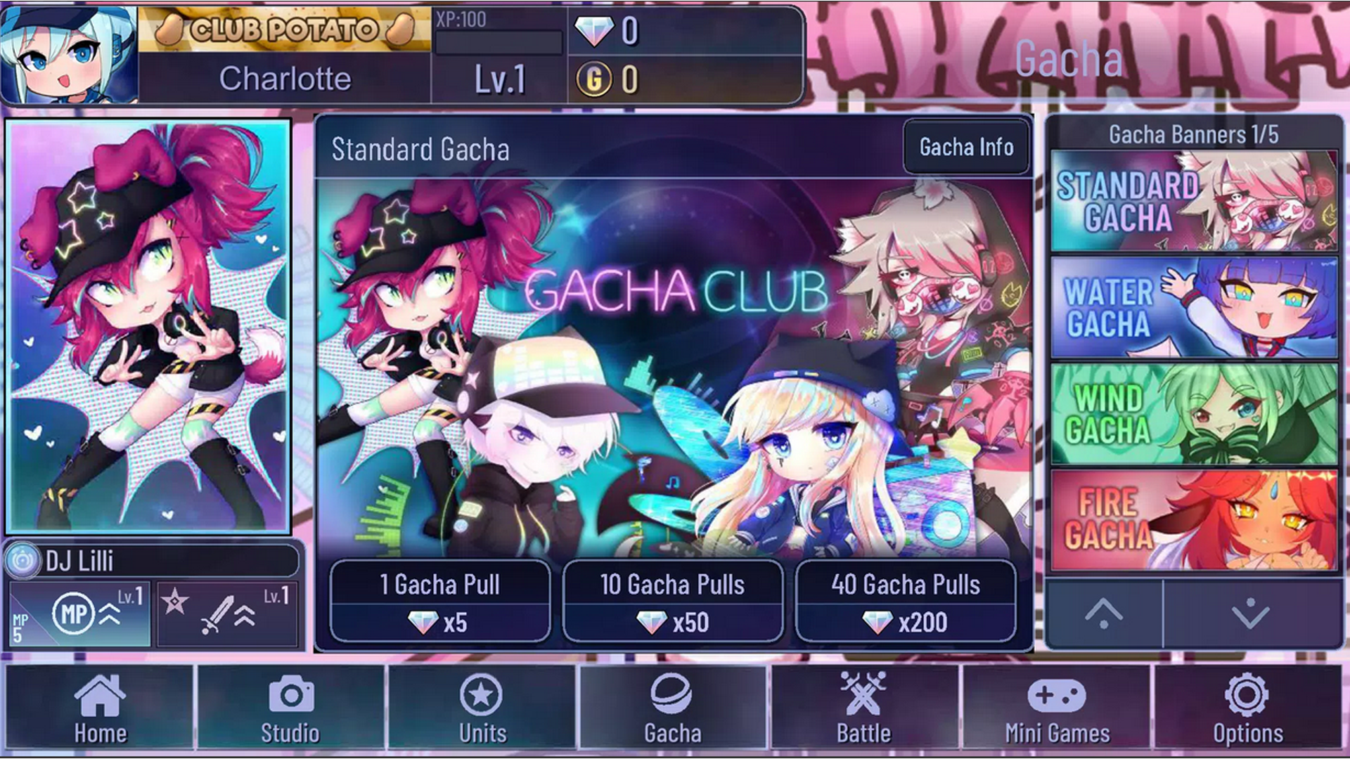 اسکرین شات 3 بازی Gacha Cute Mod Info