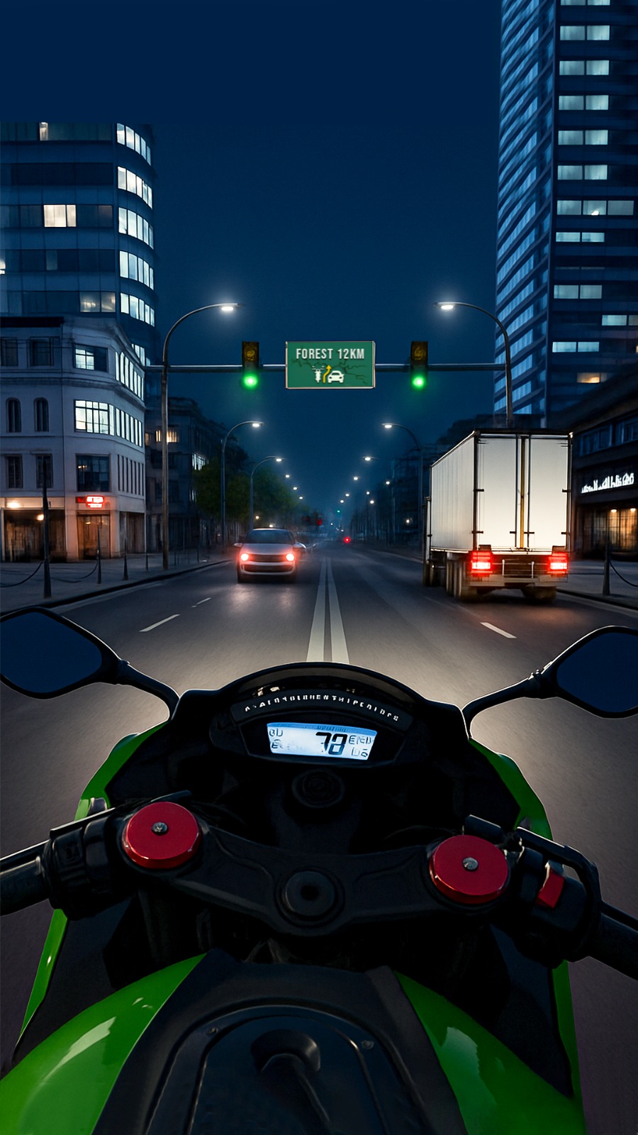 اسکرین شات 5 بازی Moto Racing 3d Motorcycle Game