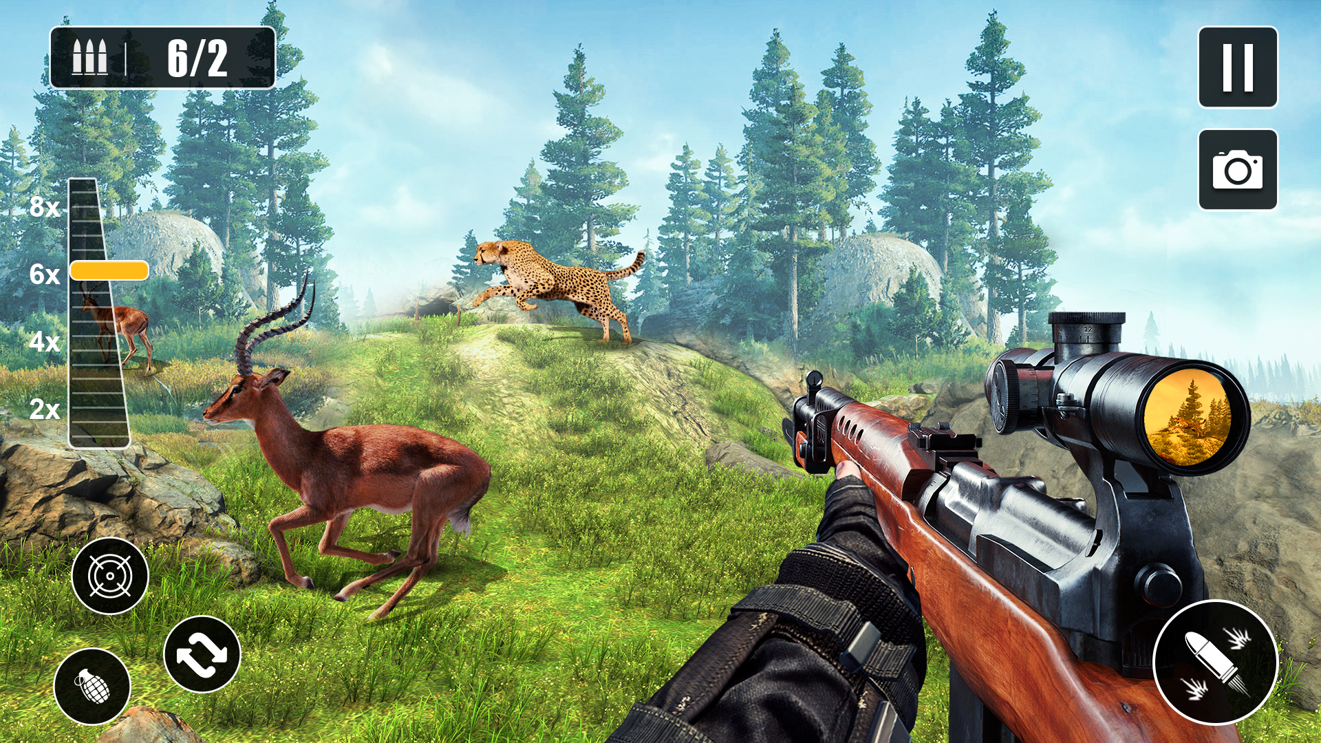 اسکرین شات 2 بازی Animal Shooting : Wild Hunting