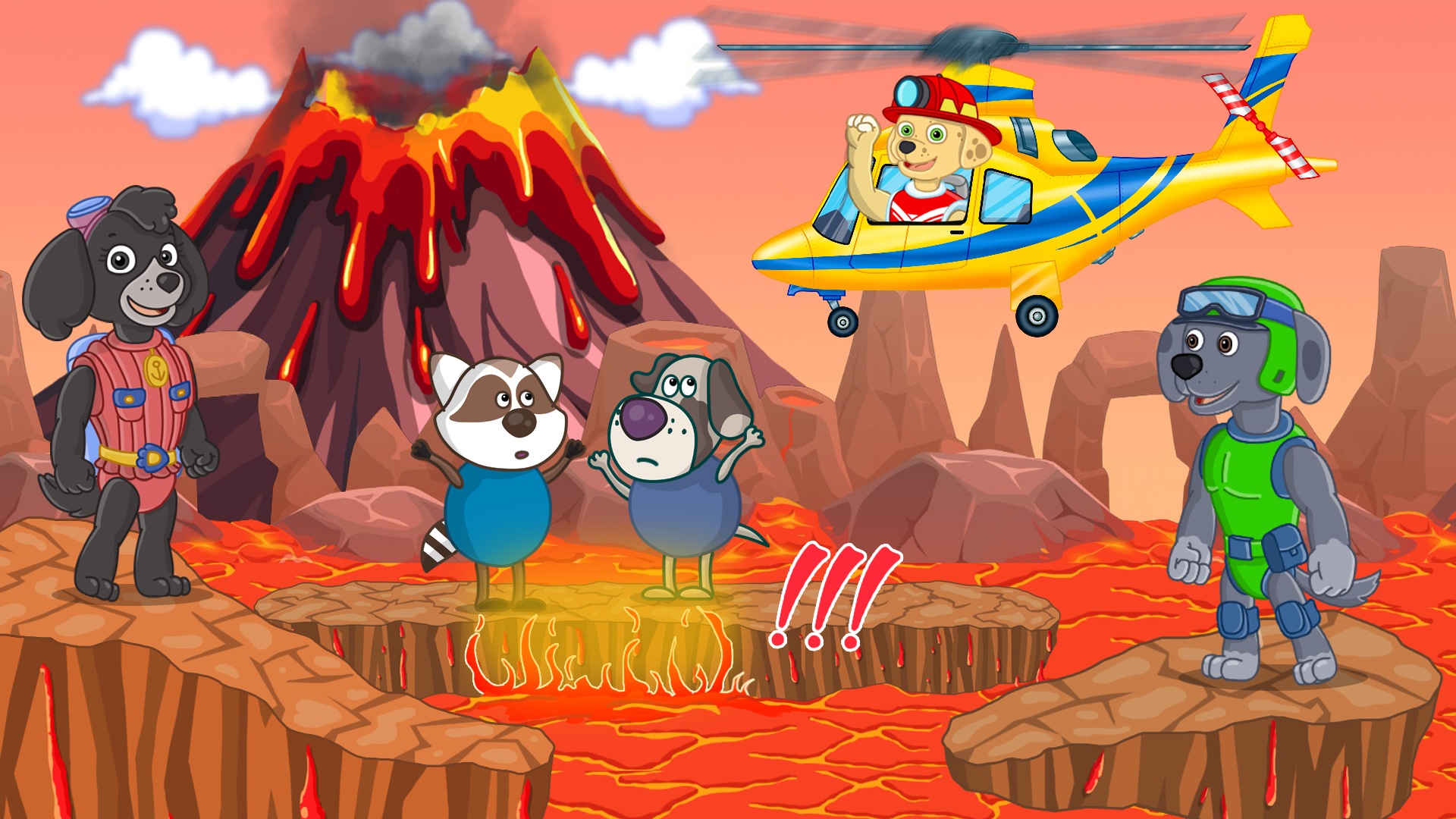 اسکرین شات 2 بازی Puppy Fire Patrol