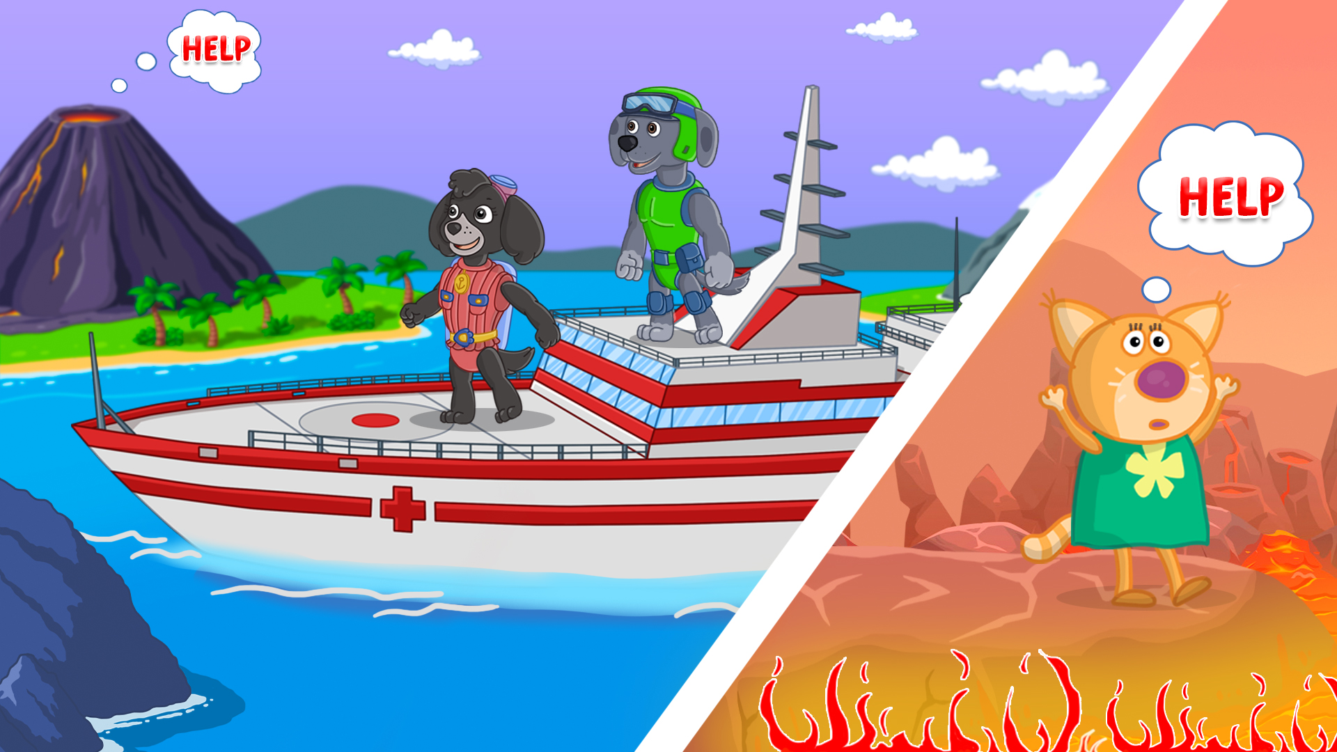اسکرین شات 3 بازی Puppy Fire Patrol