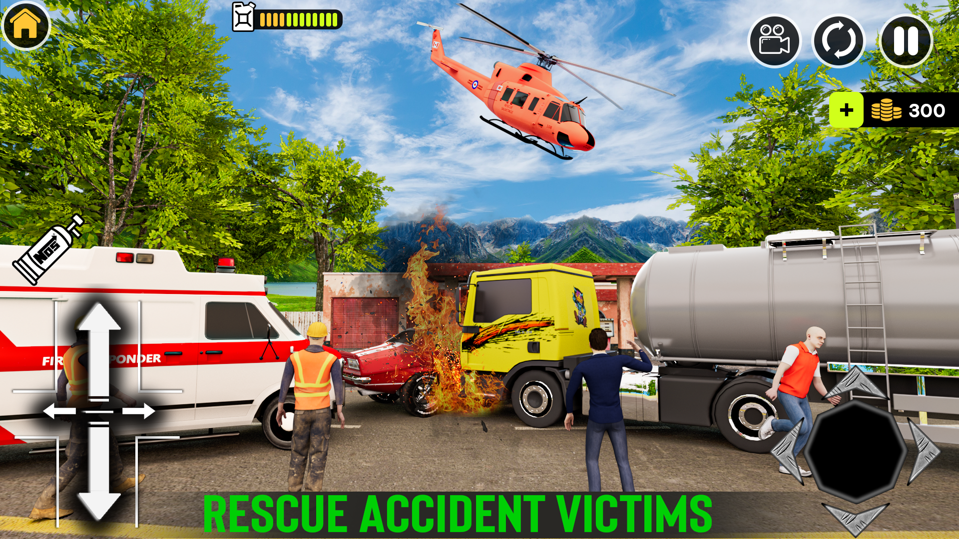 اسکرین شات 2 بازی Helicopter Game Driving Real