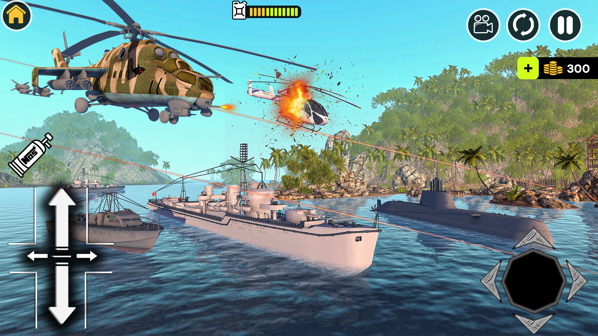 اسکرین شات 5 بازی Helicopter Game Driving Real