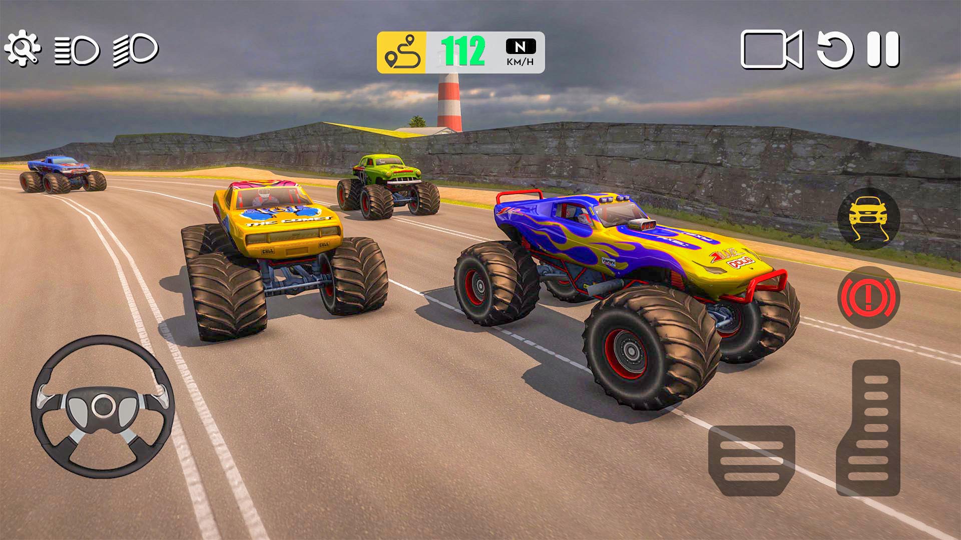 اسکرین شات 5 برنامه Monster Truck Game Simulator