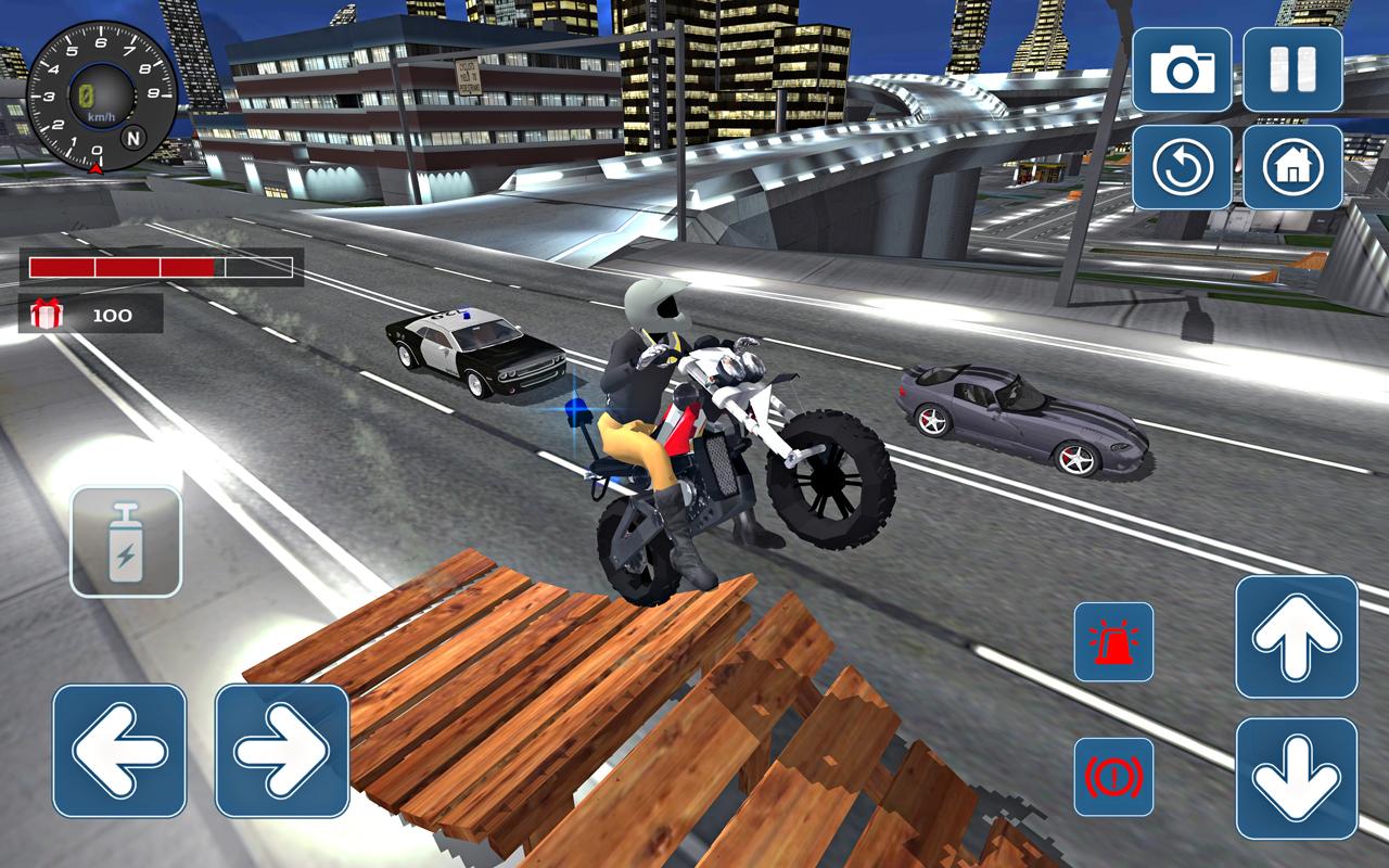 اسکرین شات 5 بازی Police Bike game Car game