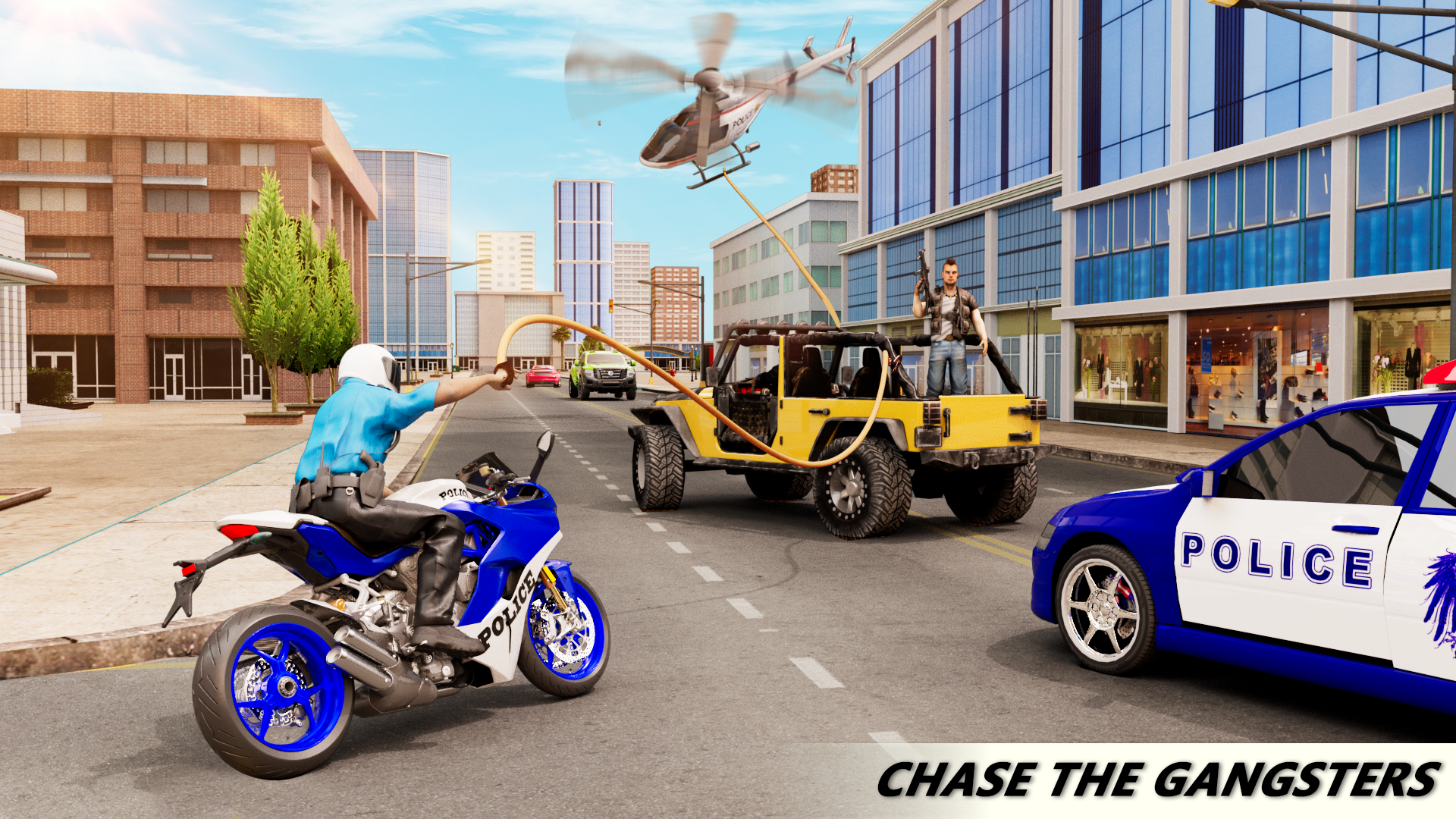 اسکرین شات 6 بازی Police Bike game Car game