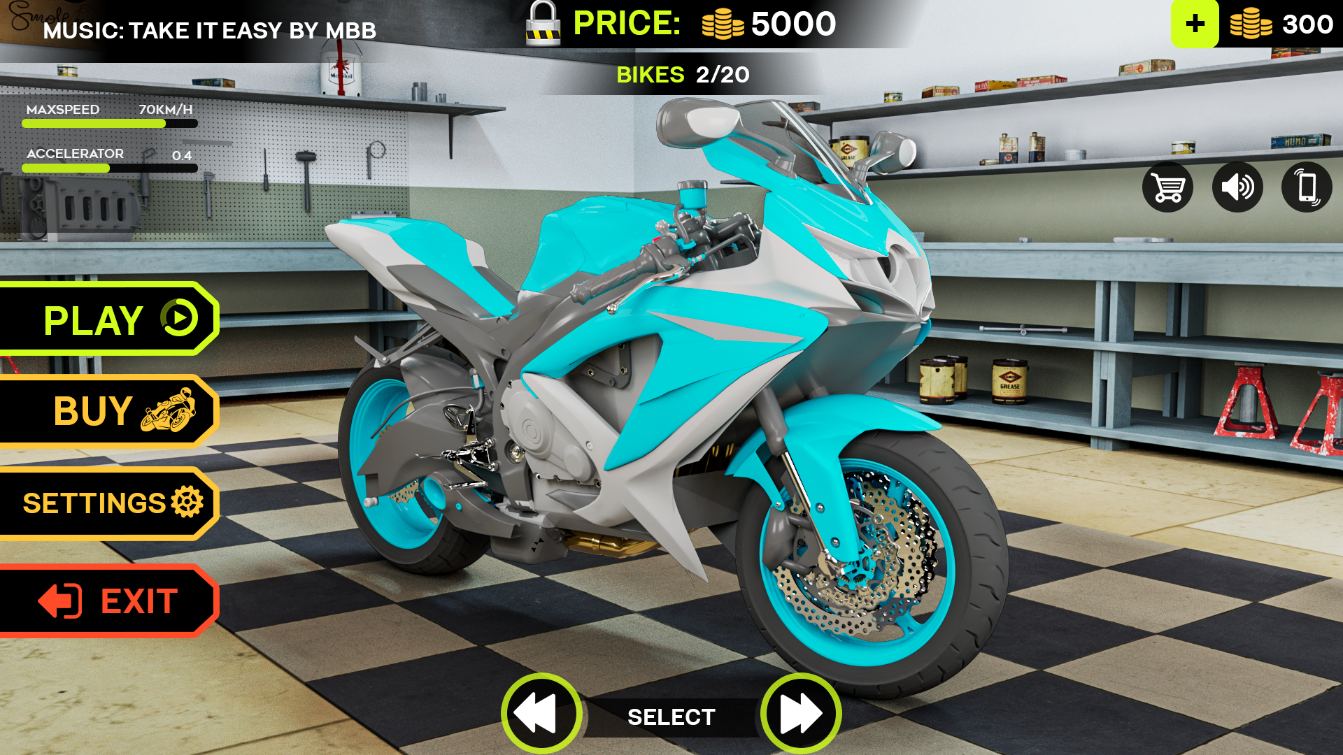 اسکرین شات 3 بازی Motorcycle simulator offline