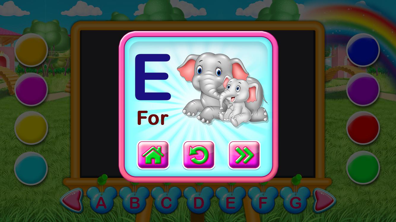 اسکرین شات 5 بازی ABC Tracing & Phonics for kids