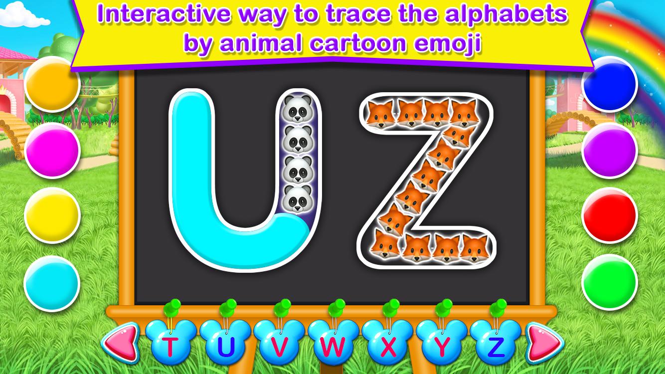 اسکرین شات 2 بازی ABC Tracing & Phonics for kids