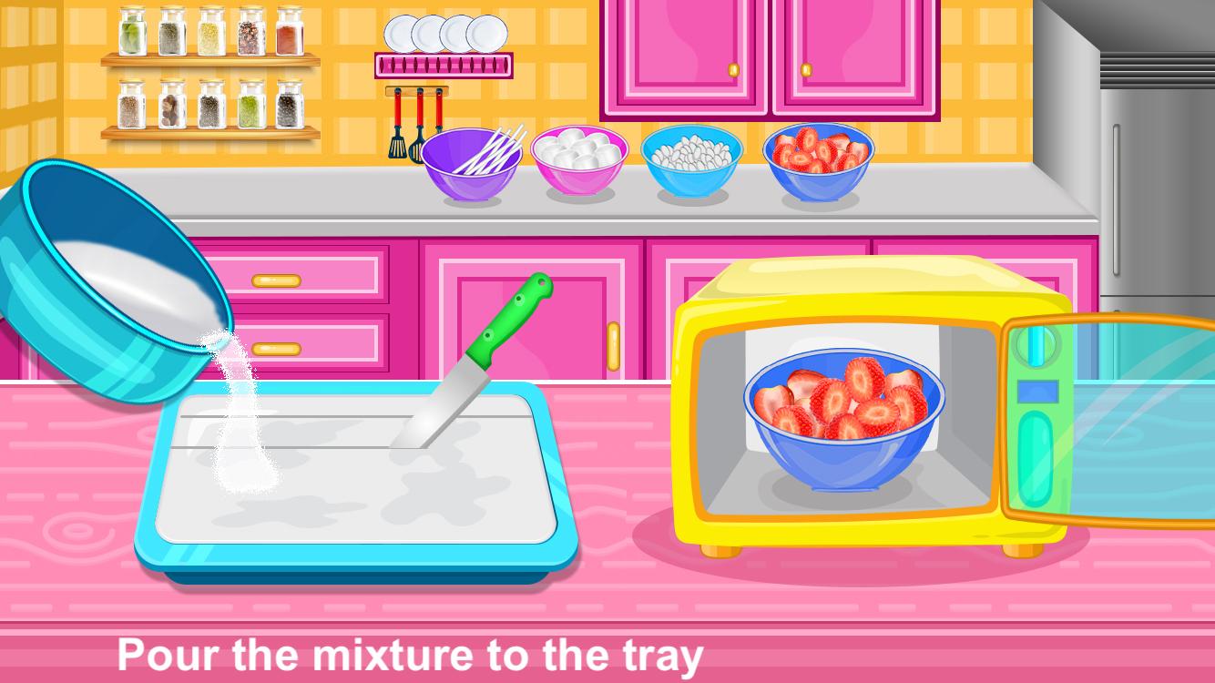 اسکرین شات 5 بازی Strawberry Pops- Cooking Games