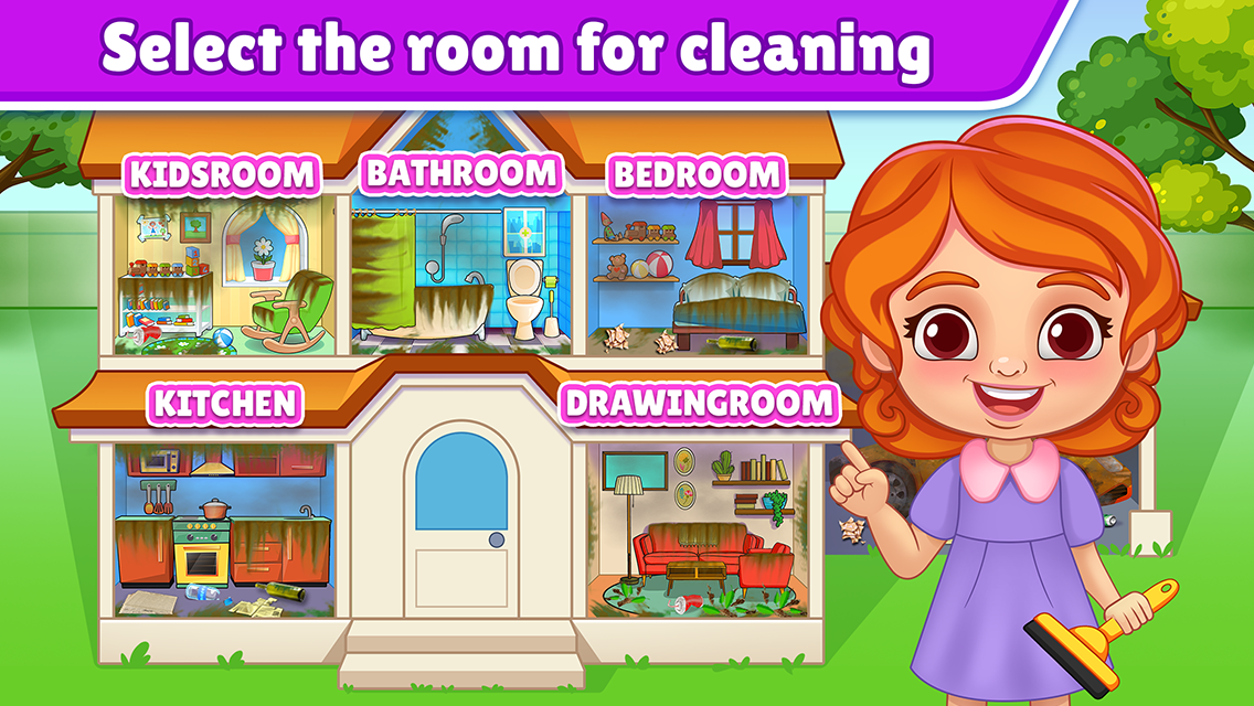 اسکرین شات 5 بازی Home Cleanup - House Cleaning