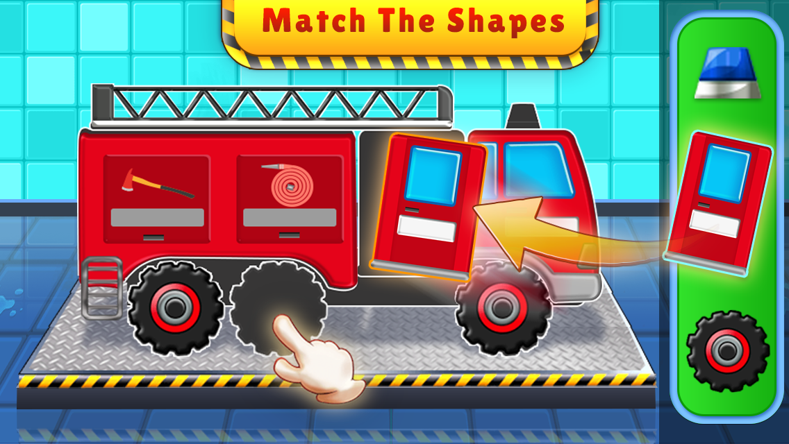 اسکرین شات 2 بازی Kids Construction Vehicle Game