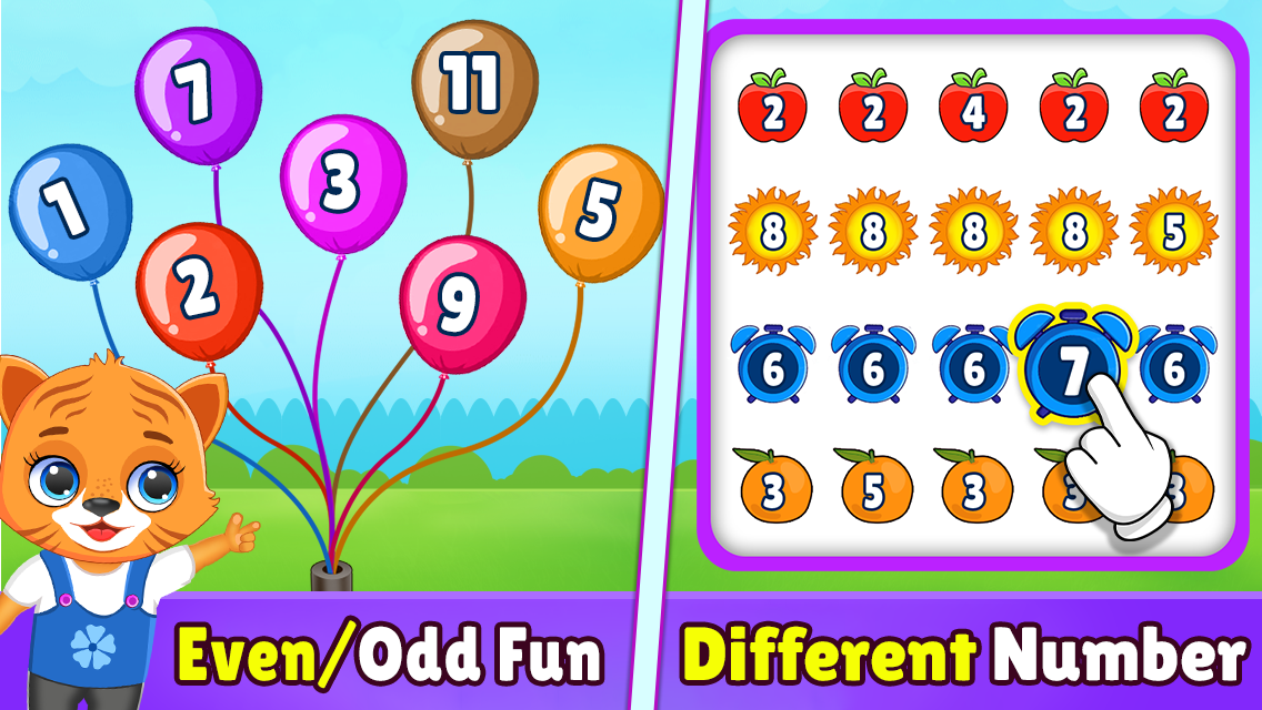 اسکرین شات 4 بازی Kindergarten Math: Ages 3–6