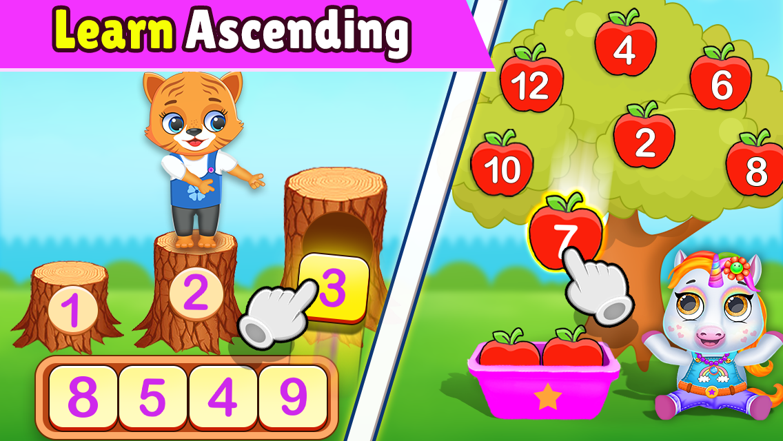 اسکرین شات 6 بازی Kindergarten Math: Ages 3–6