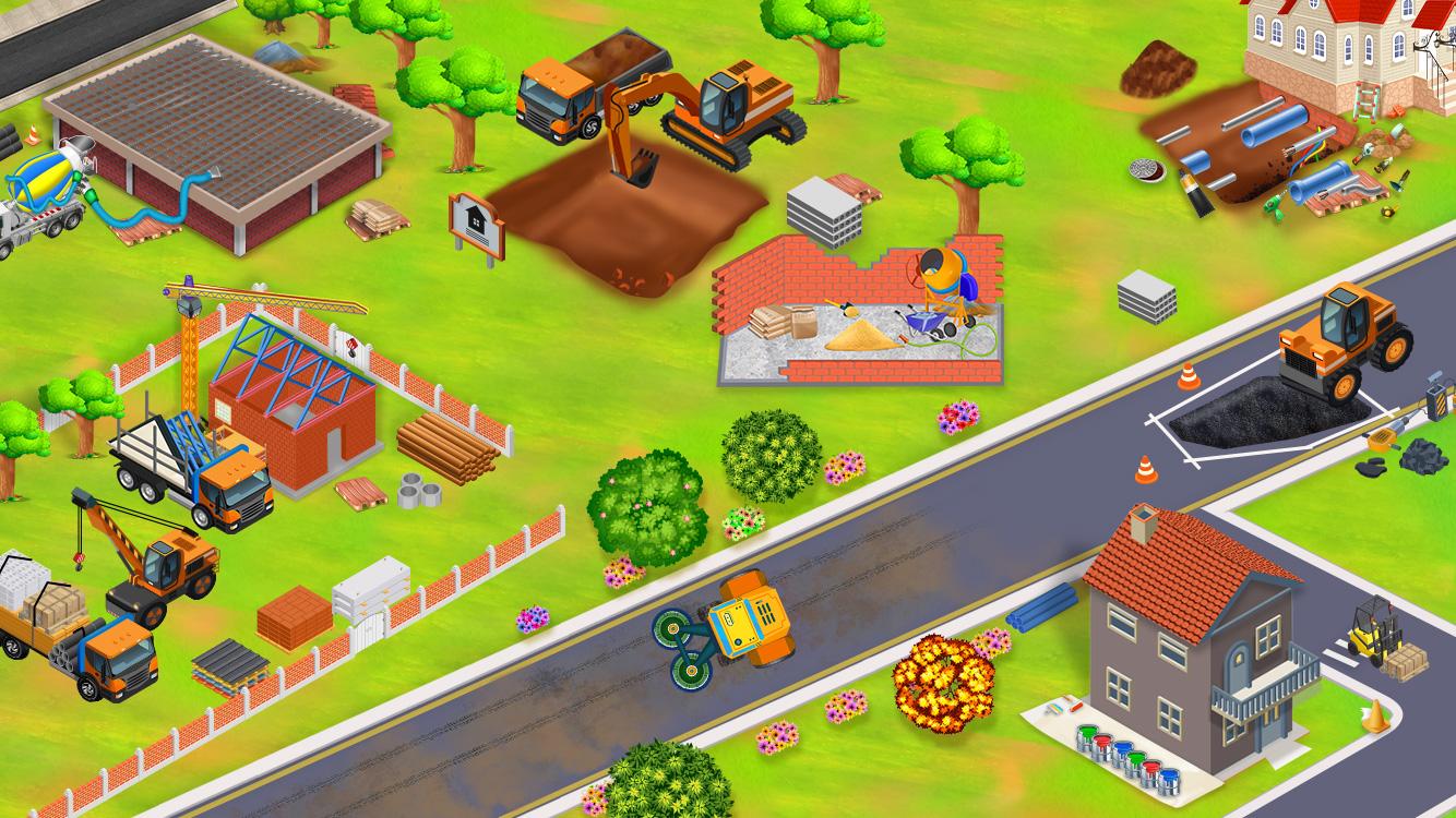 اسکرین شات 4 برنامه Little Builder - Truck Games