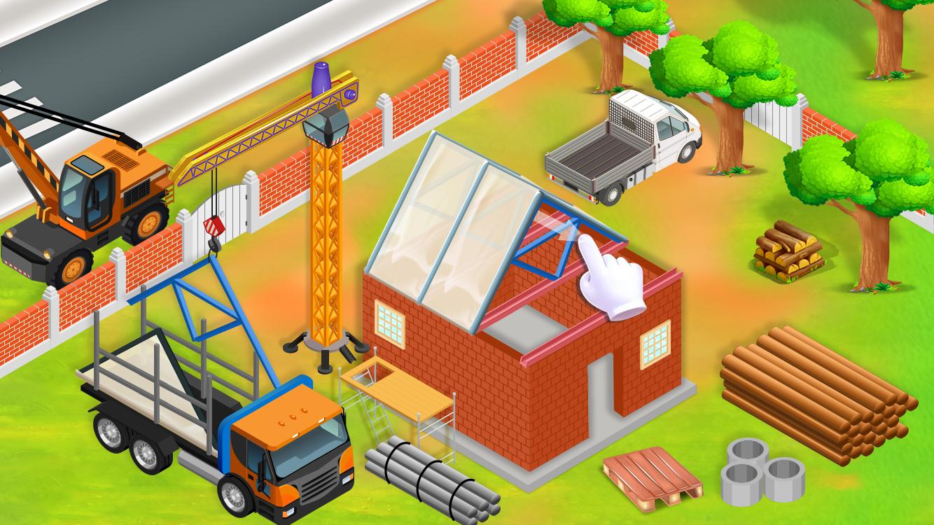 اسکرین شات 1 برنامه Little Builder - Truck Games