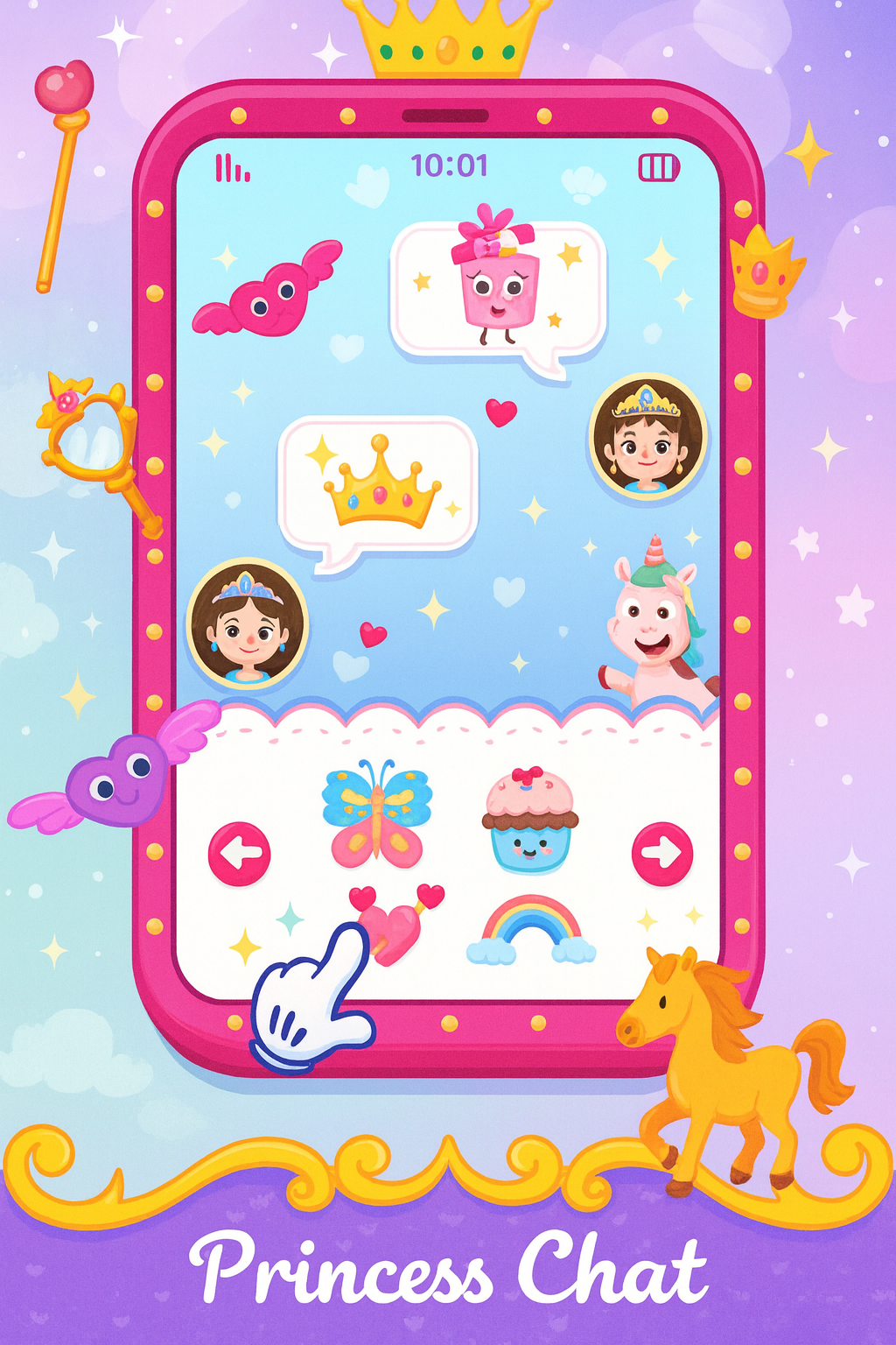 اسکرین شات 4 بازی Princess Baby Phone