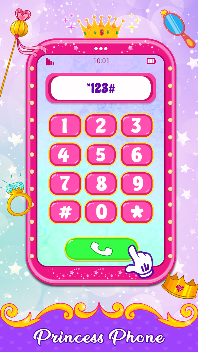 اسکرین شات 1 بازی Princess Baby Phone
