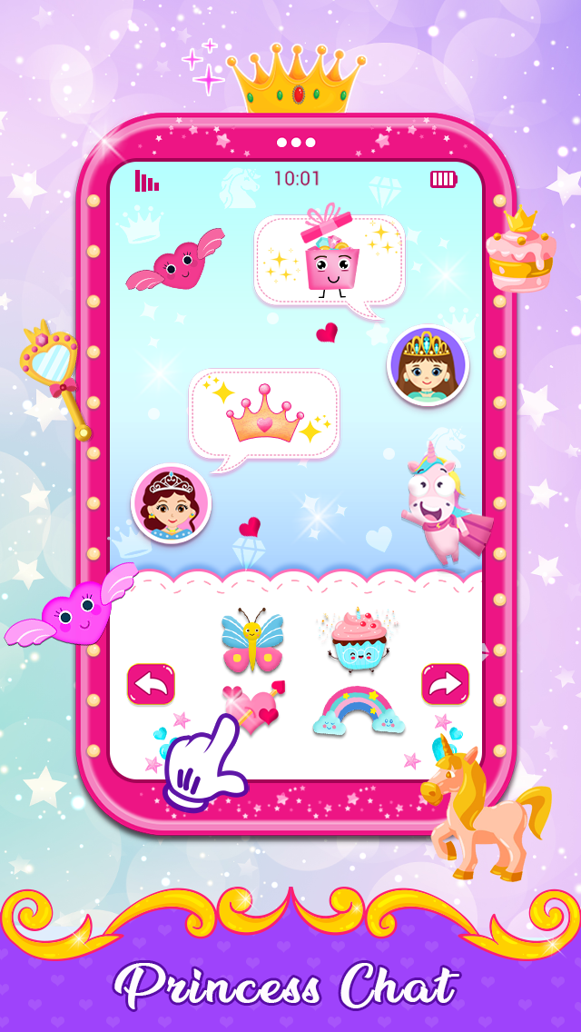 اسکرین شات 2 بازی Princess Baby Phone