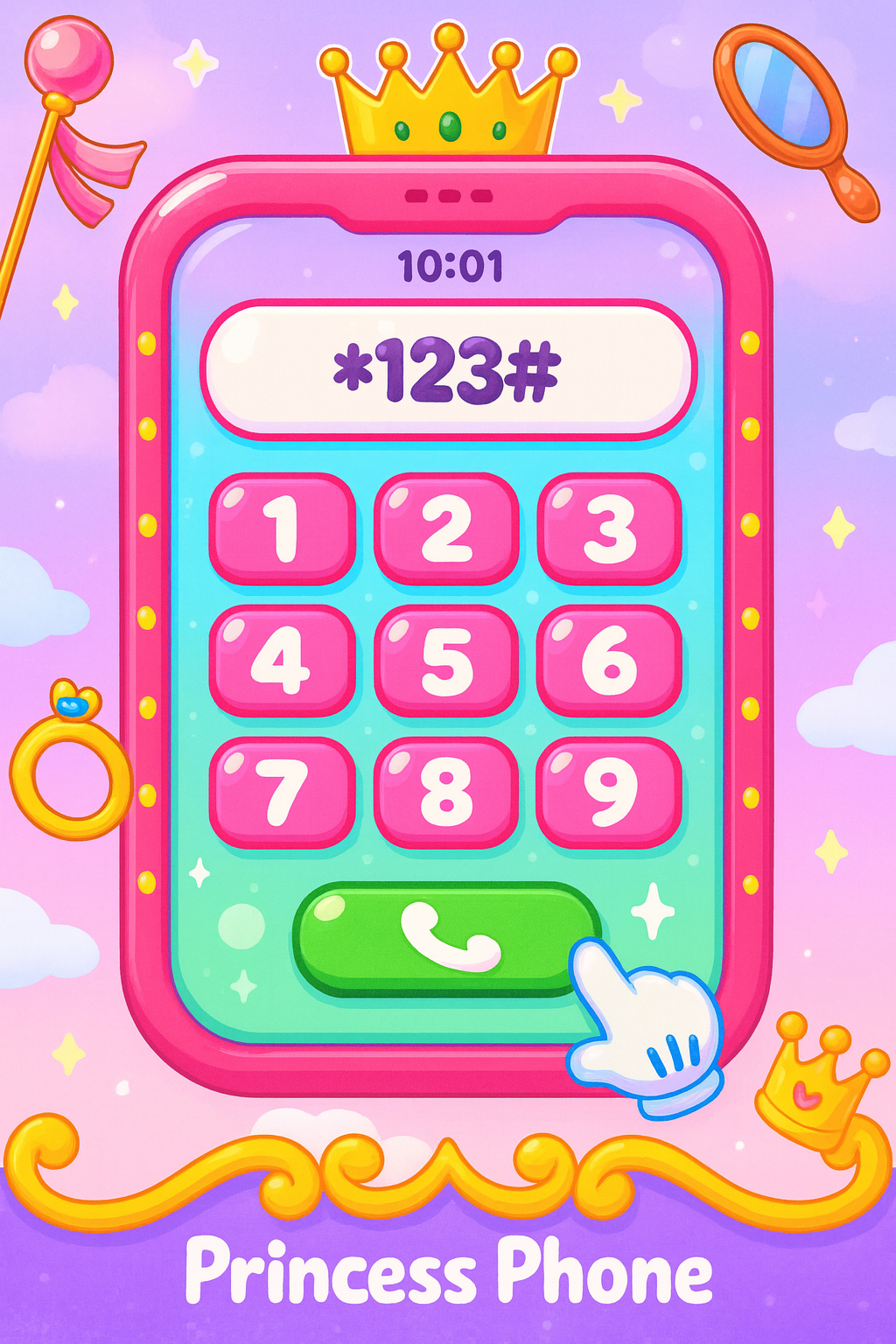 اسکرین شات 1 بازی Princess Baby Phone