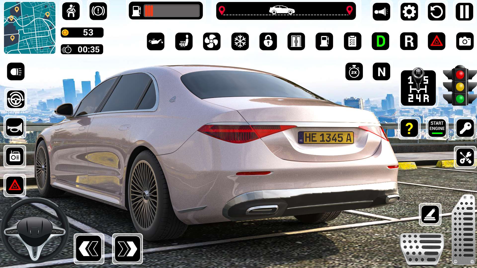 اسکرین شات 4 بازی Car Games: School Car Driving