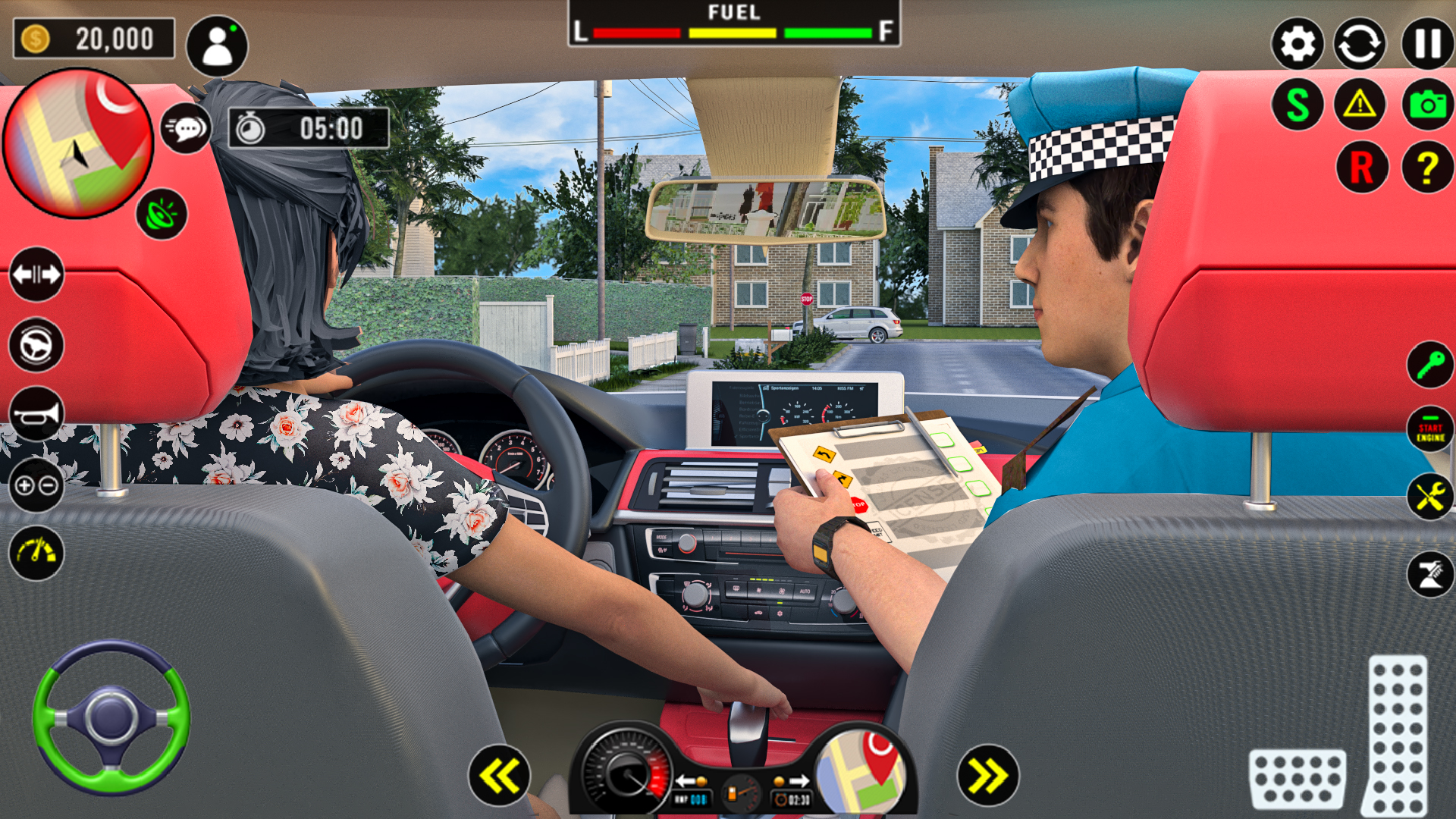 اسکرین شات 1 بازی Car Games: School Car Driving