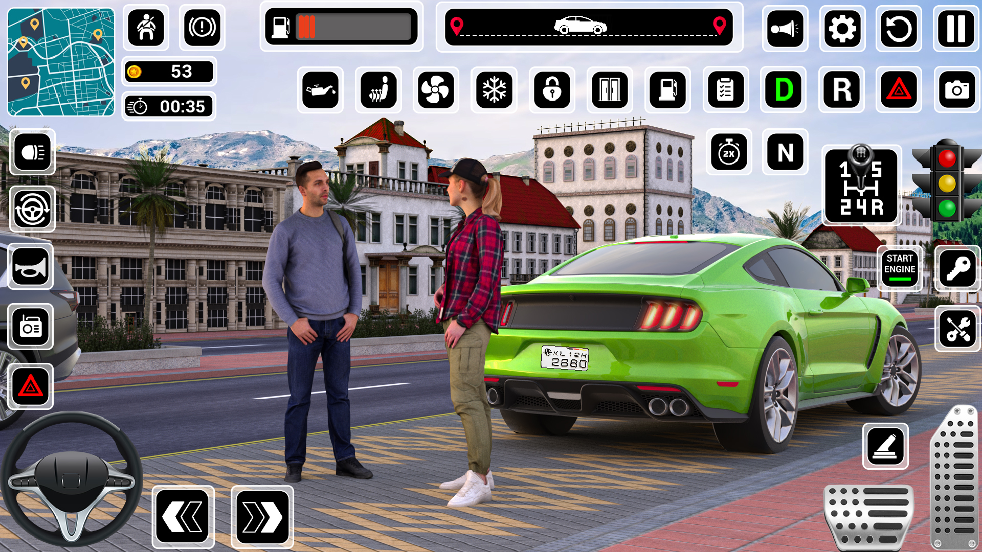 اسکرین شات 3 بازی Car Games: School Car Driving
