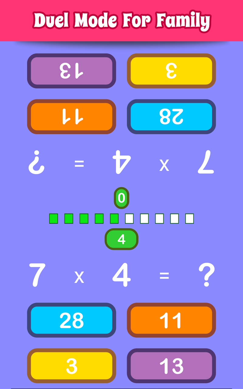 اسکرین شات 4 بازی Math Games, Learn Add Multiply