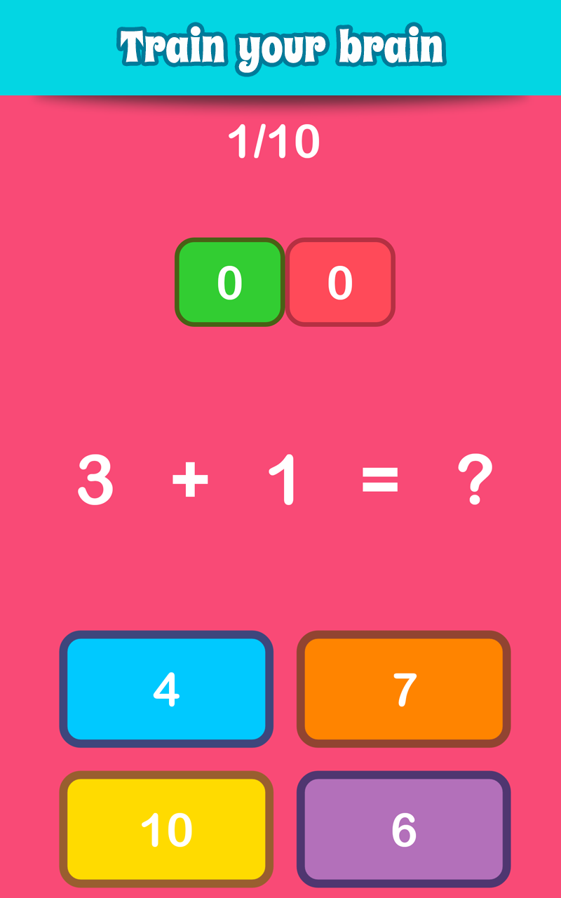 اسکرین شات 3 بازی Math Games, Learn Add Multiply