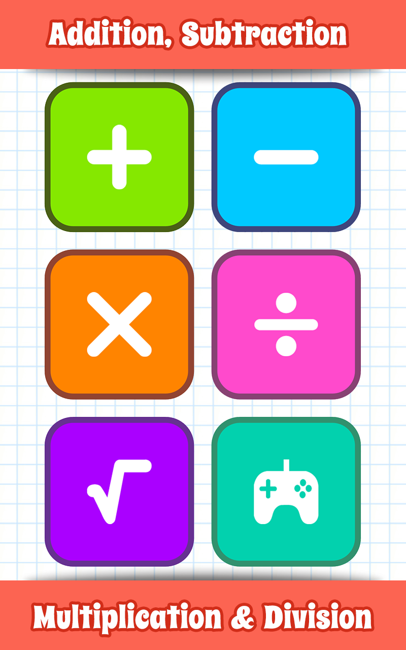 اسکرین شات 1 بازی Math Games, Learn Add Multiply