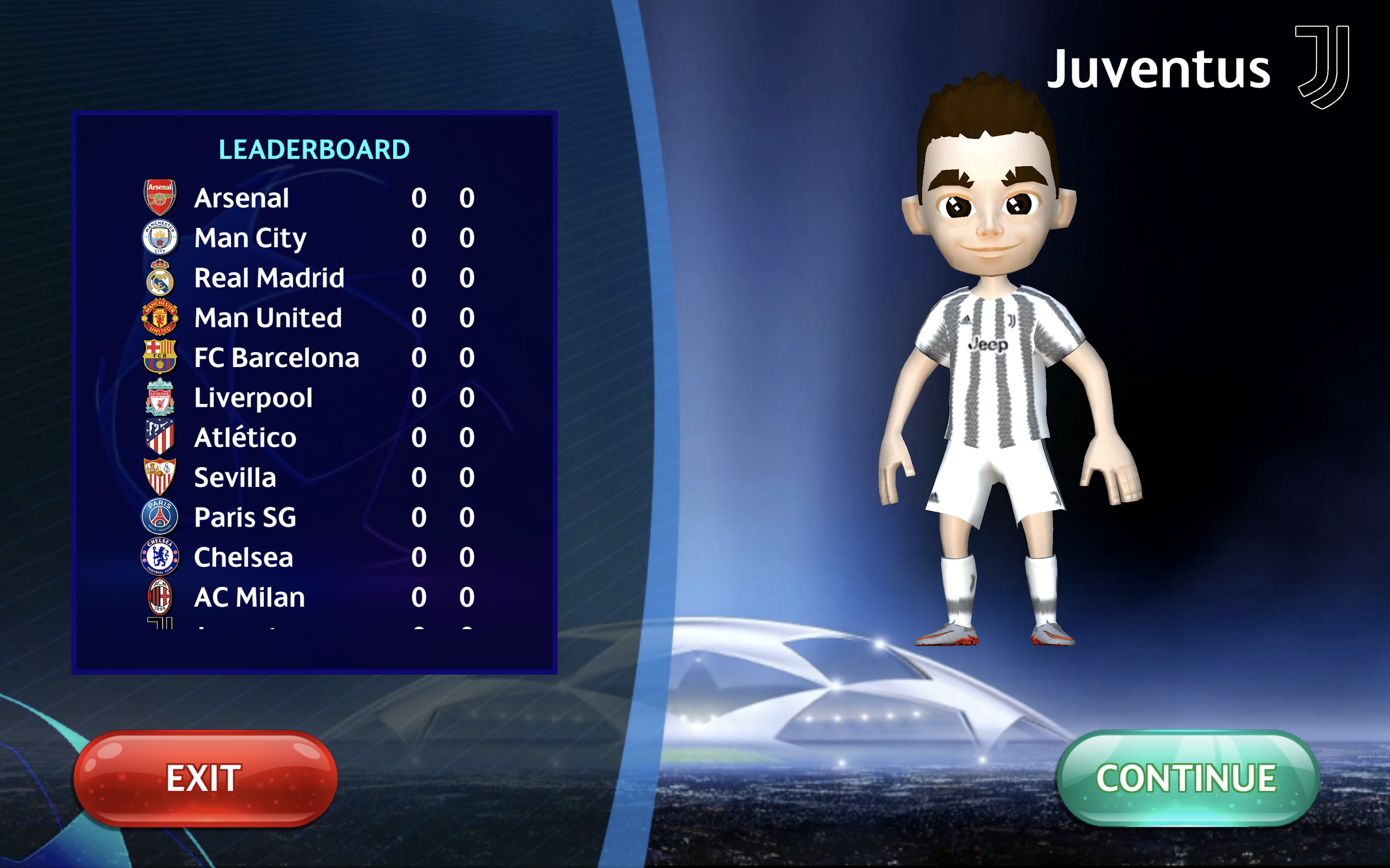 اسکرین شات 8 بازی Champions League - UEFA Game
