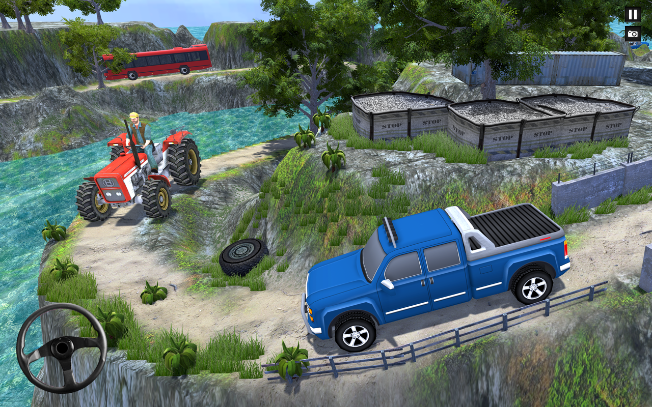 اسکرین شات 5 بازی Pickup Truck Driving 3D Game