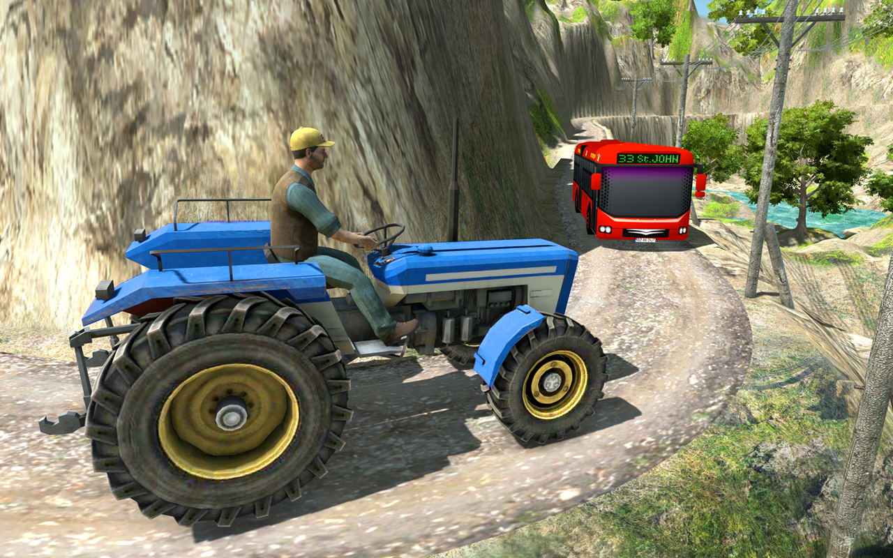 اسکرین شات 4 بازی Tractor Trolley Cargo Tractor