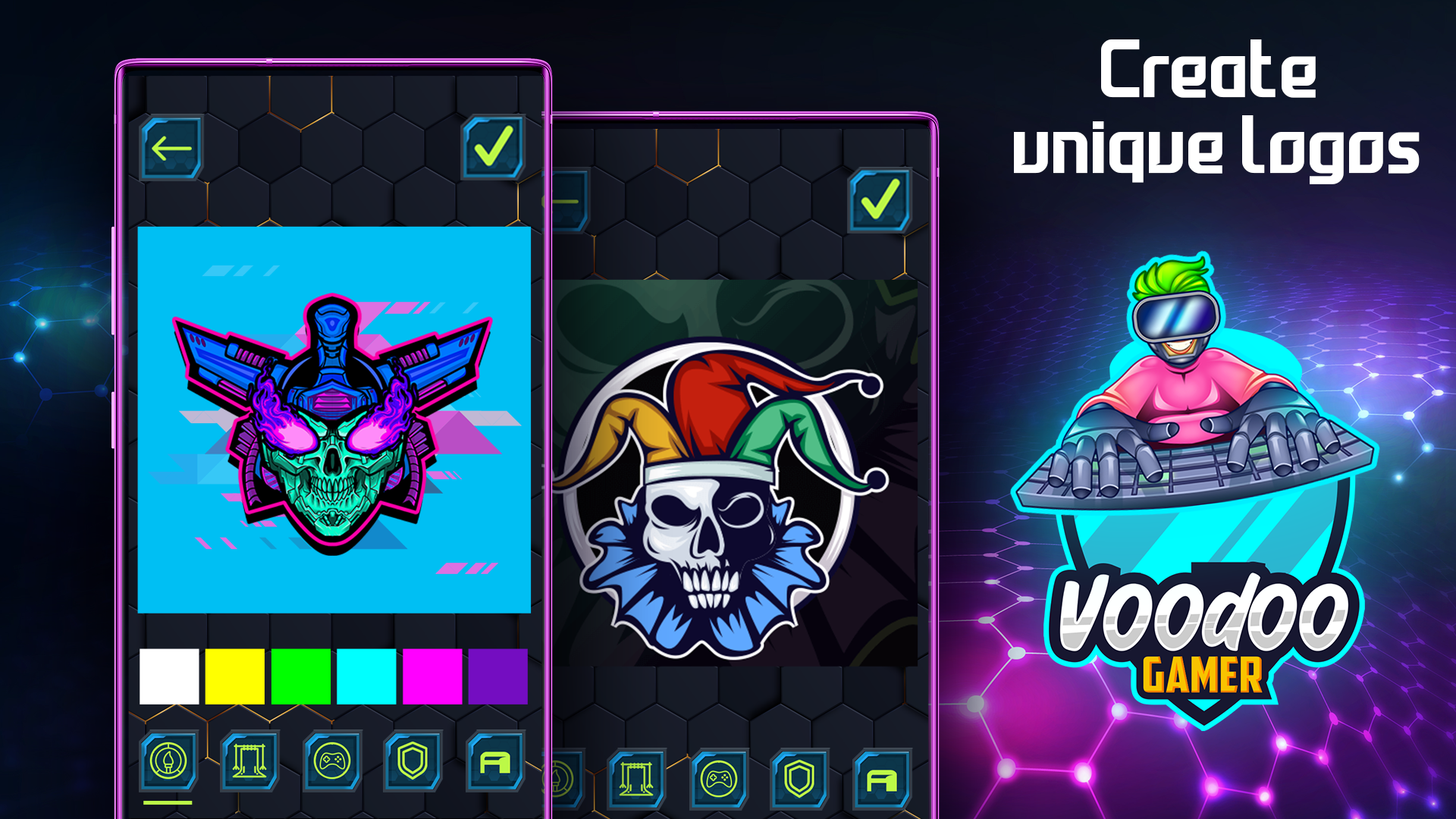 اسکرین شات 1 برنامه Gaming Logo Maker Design Ideas