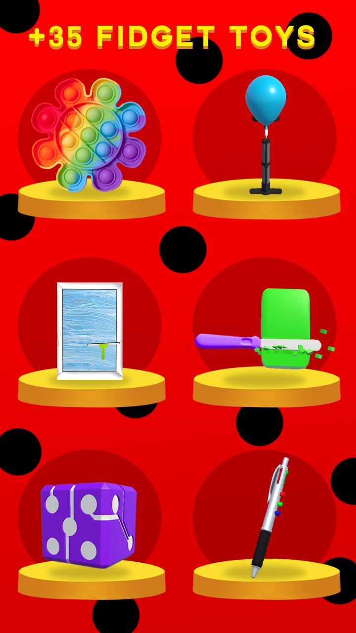 اسکرین شات 2 برنامه Ladybug Pop it Fidget Toys Ant
