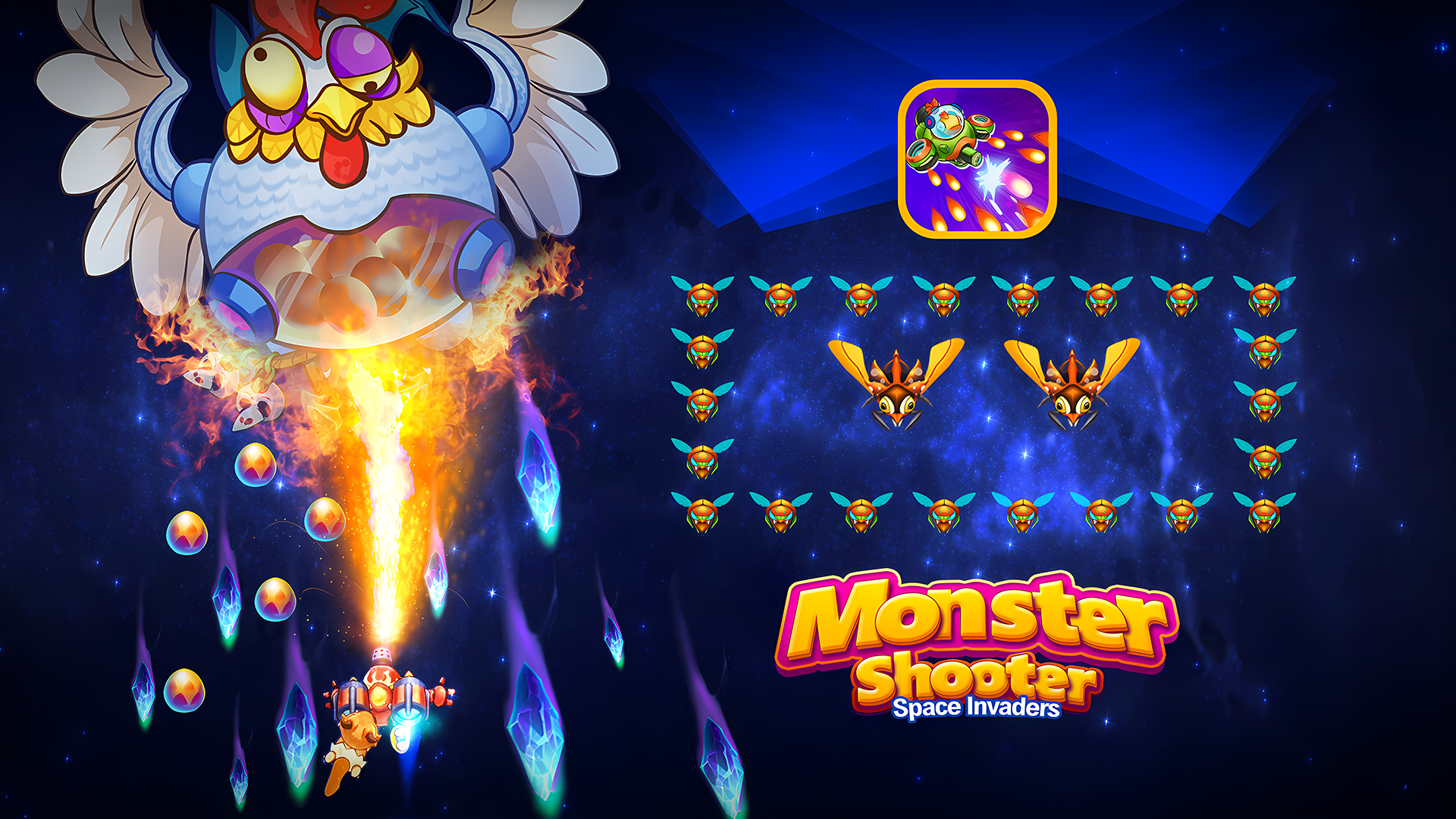 اسکرین شات 6 بازی Monster Shooter: Space Invader